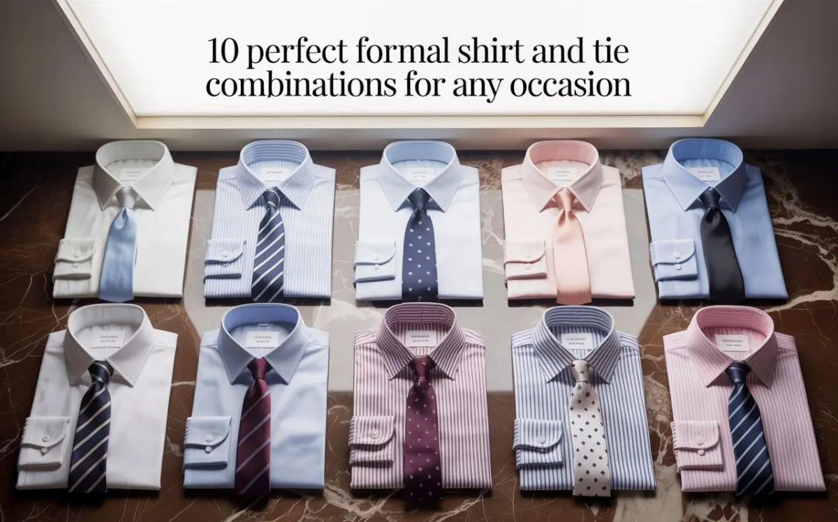 10 Perfect Formal Shirt and Tie Combinations for Any Occasion formal shirt and tie combinations