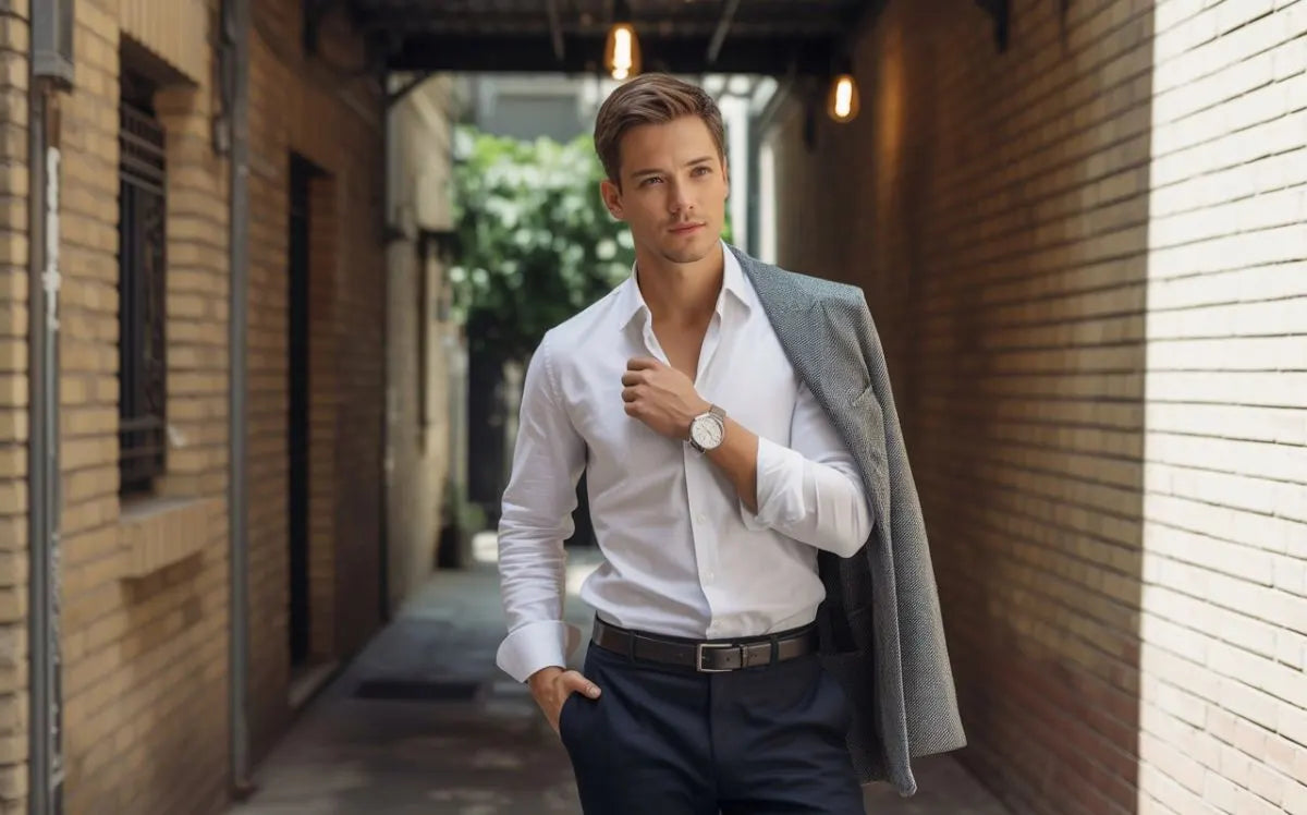 Top 10 White Shirt Combination Outfits for Men White Shirt Combination