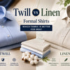 Twill vs Linen Formal Shirts: Which Fabric Is Better for Men?