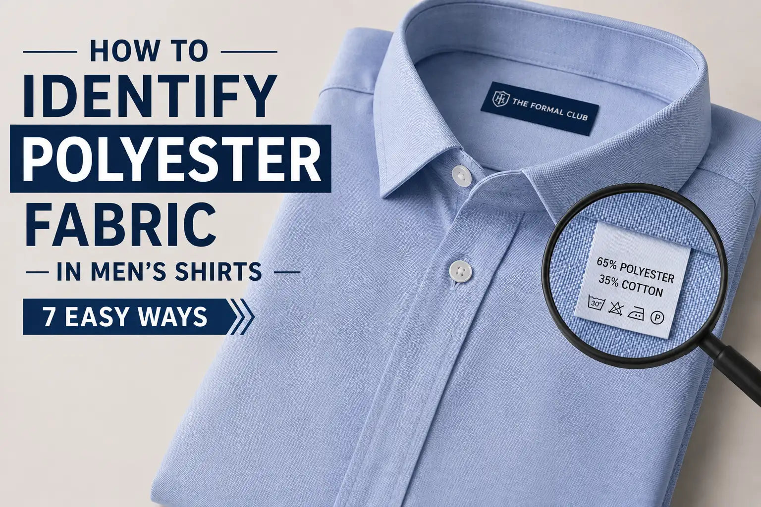 How to Identify Polyester Fabric in Men’s Shirts: 7 Easy Ways
