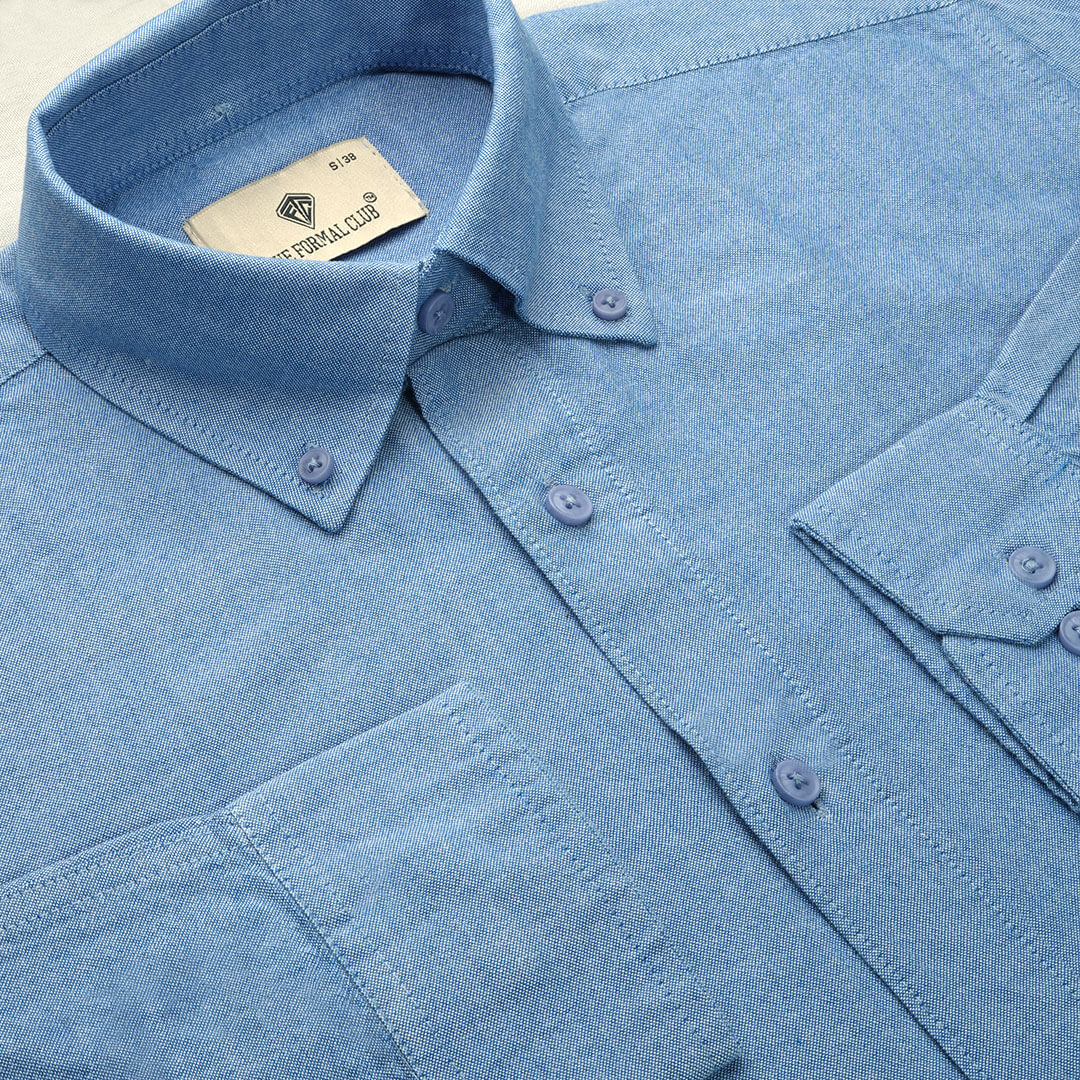 Regal Oxford Solid shirt in Ice Blue Regal Oxford Solid shirt in Ice Blue