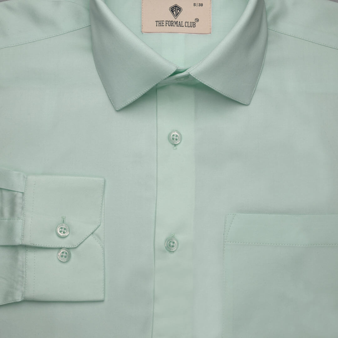 Cambridge Giza Cotton Shirt In Moss Green Cambridge Giza Cotton Shirt In Moss Green