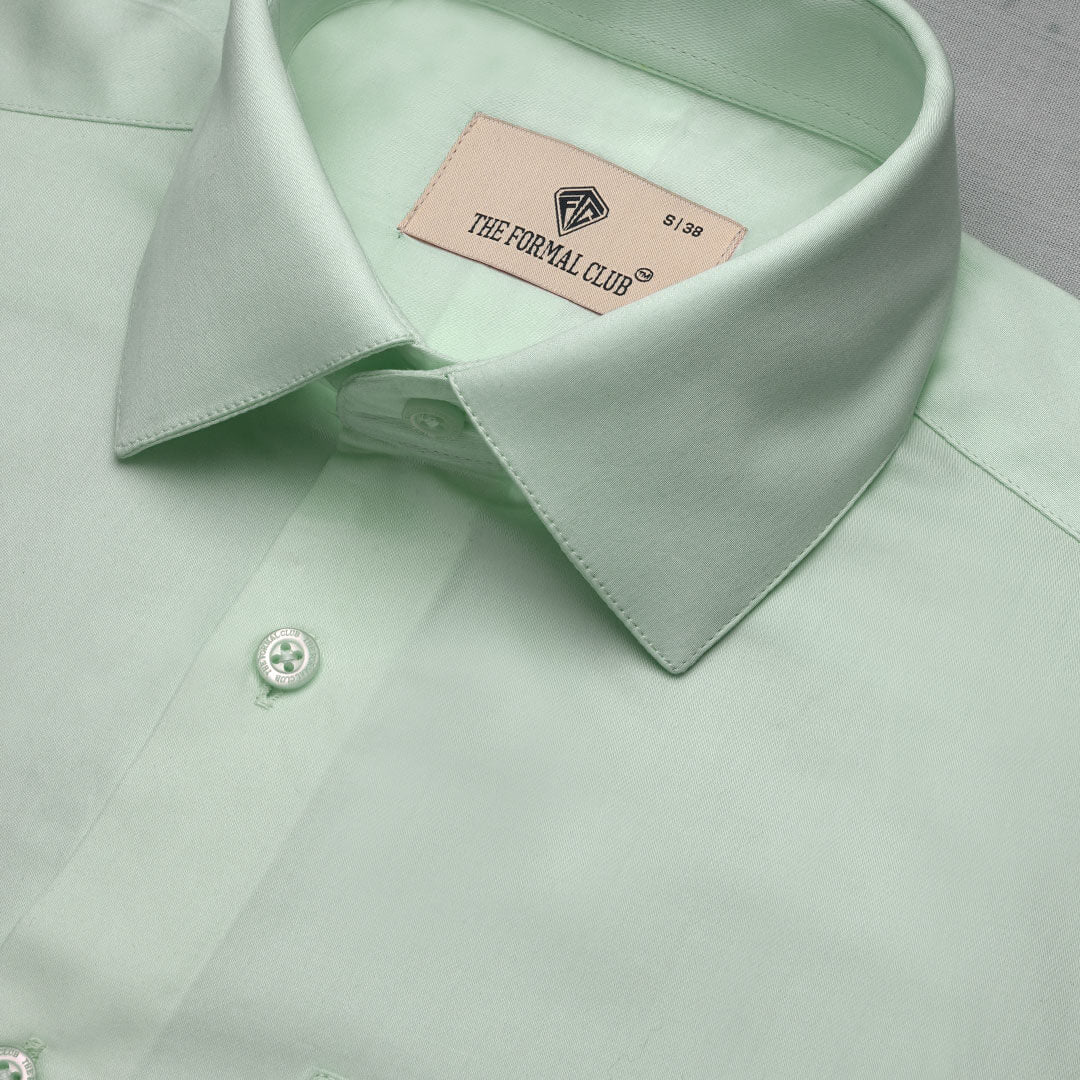 Cambridge Giza Cotton Shirt In Moss Green Cambridge Giza Cotton Shirt In Moss Green