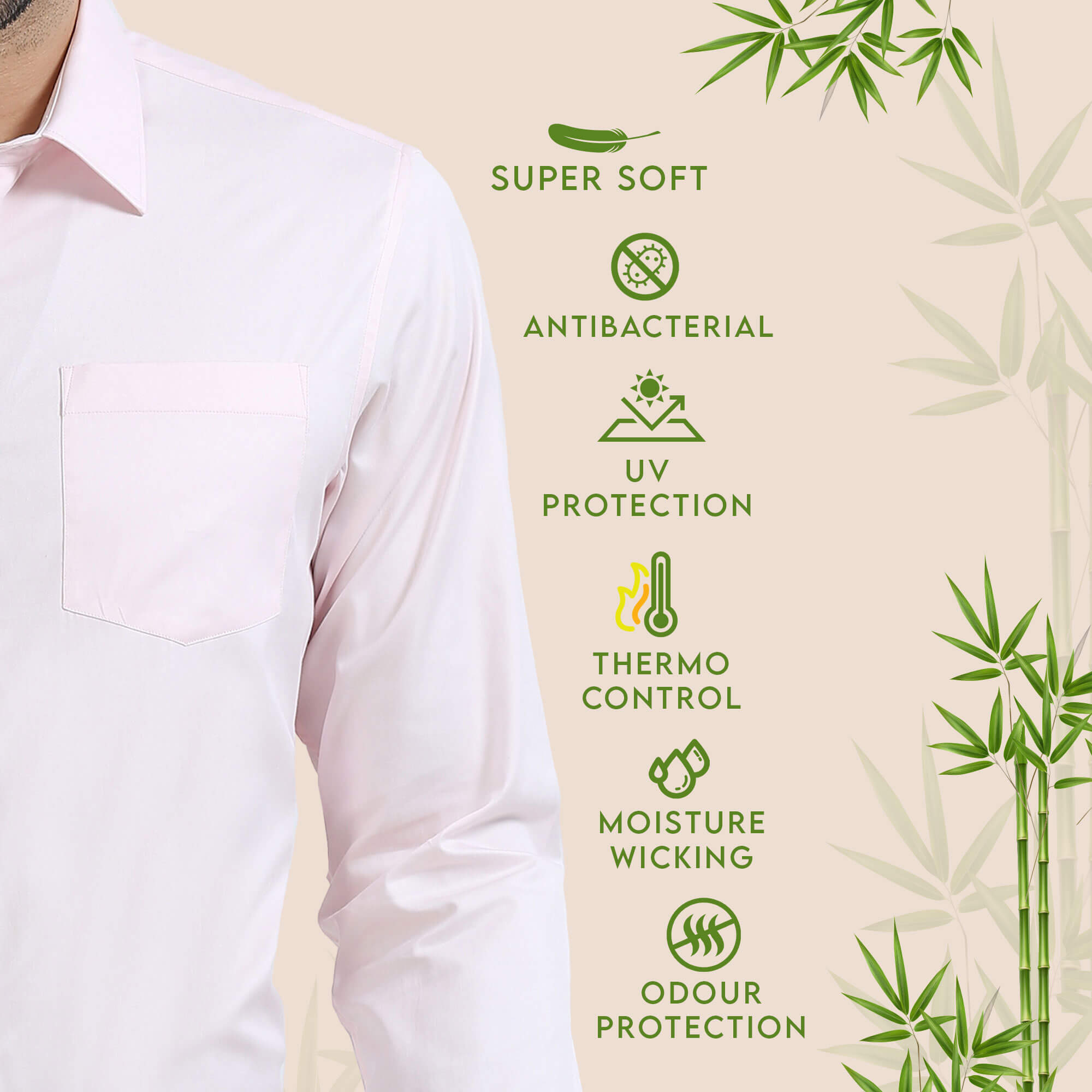 Willow Bamboo Shirt In Dusty Pink Willow long sleeve shirt by TFC