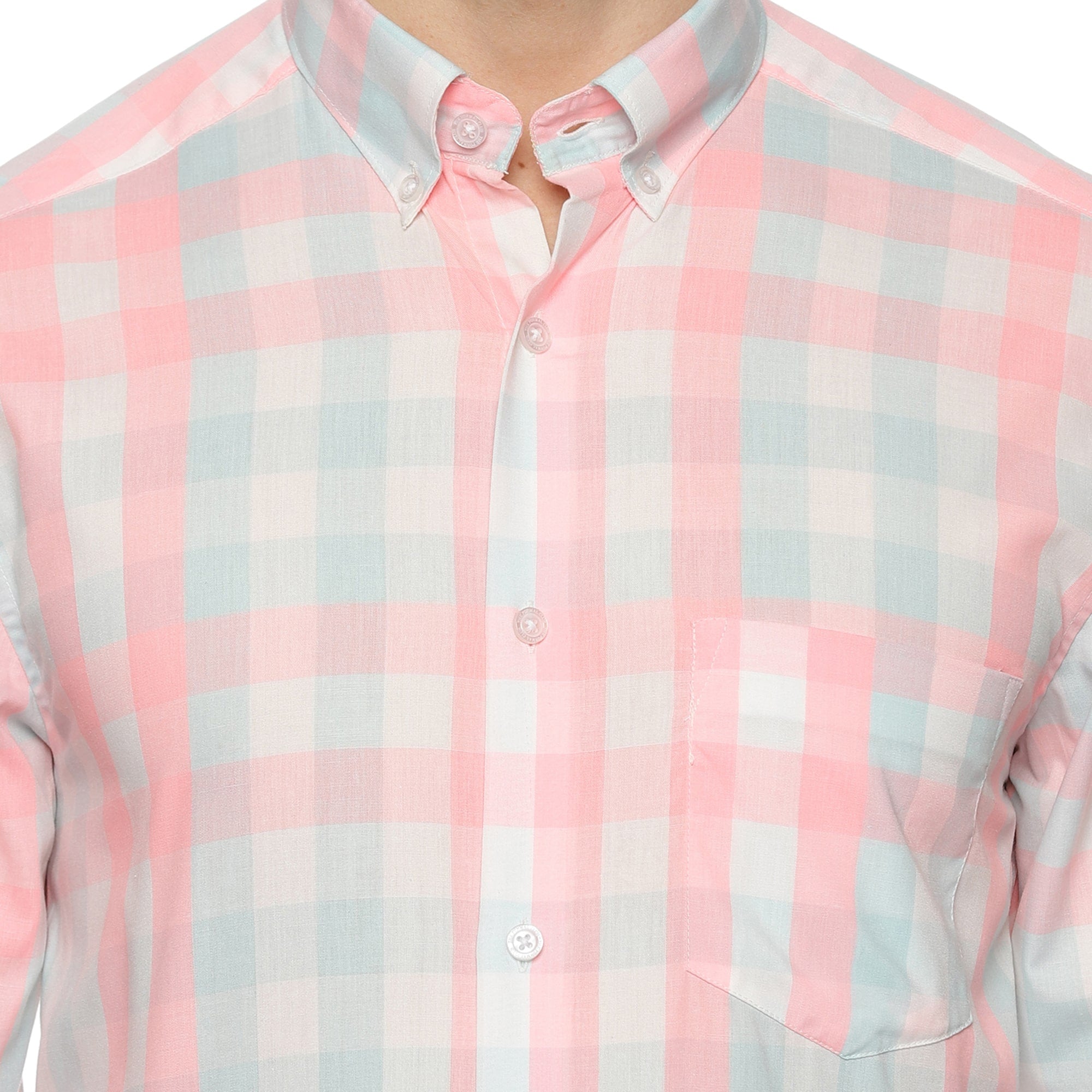 Maverick Check Shirt In White & Neon - The Formal Club