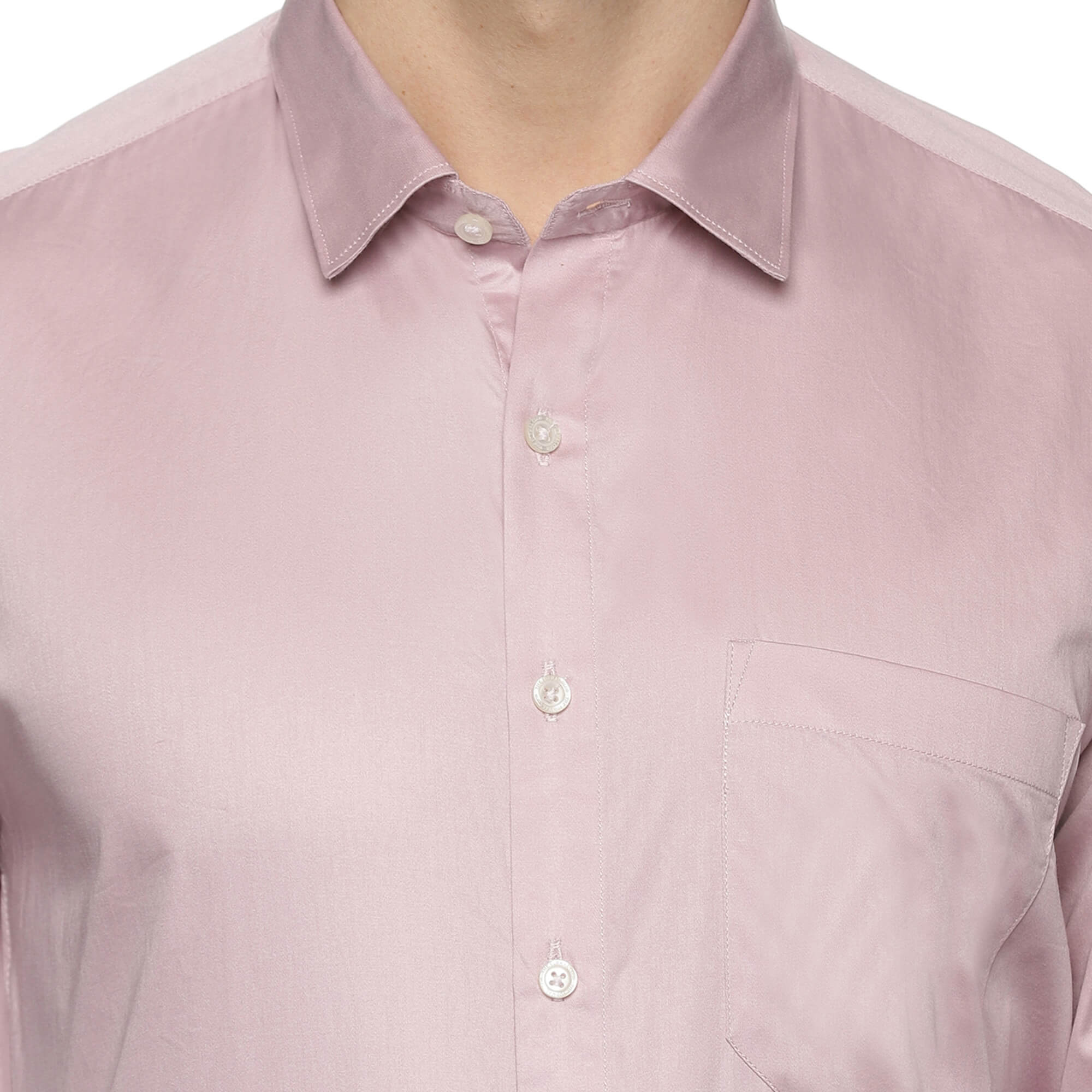 Swiss Finish Giza Cotton Shirt In Mauve Swiss Finish Giza Cotton Shirt In Mauve - The Formal Club