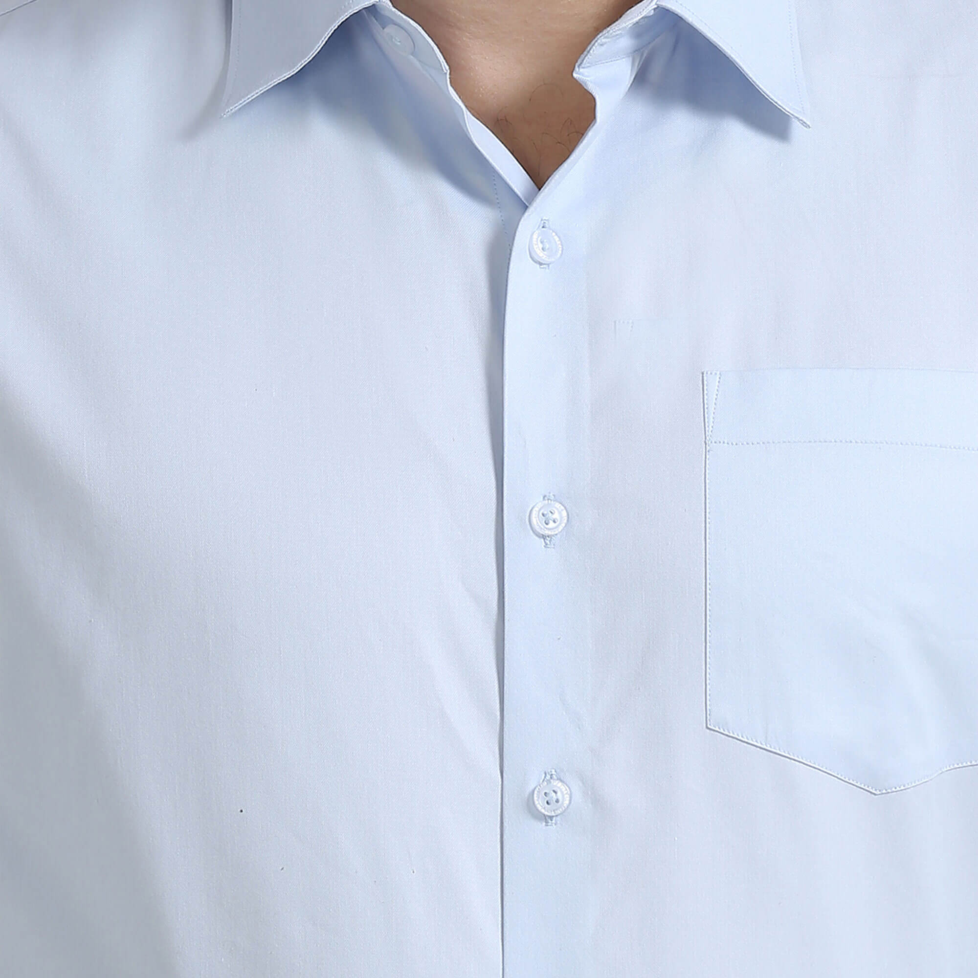 Willow Bamboo Shirt In Powder Blue Sustainable men’s shirt by TFC