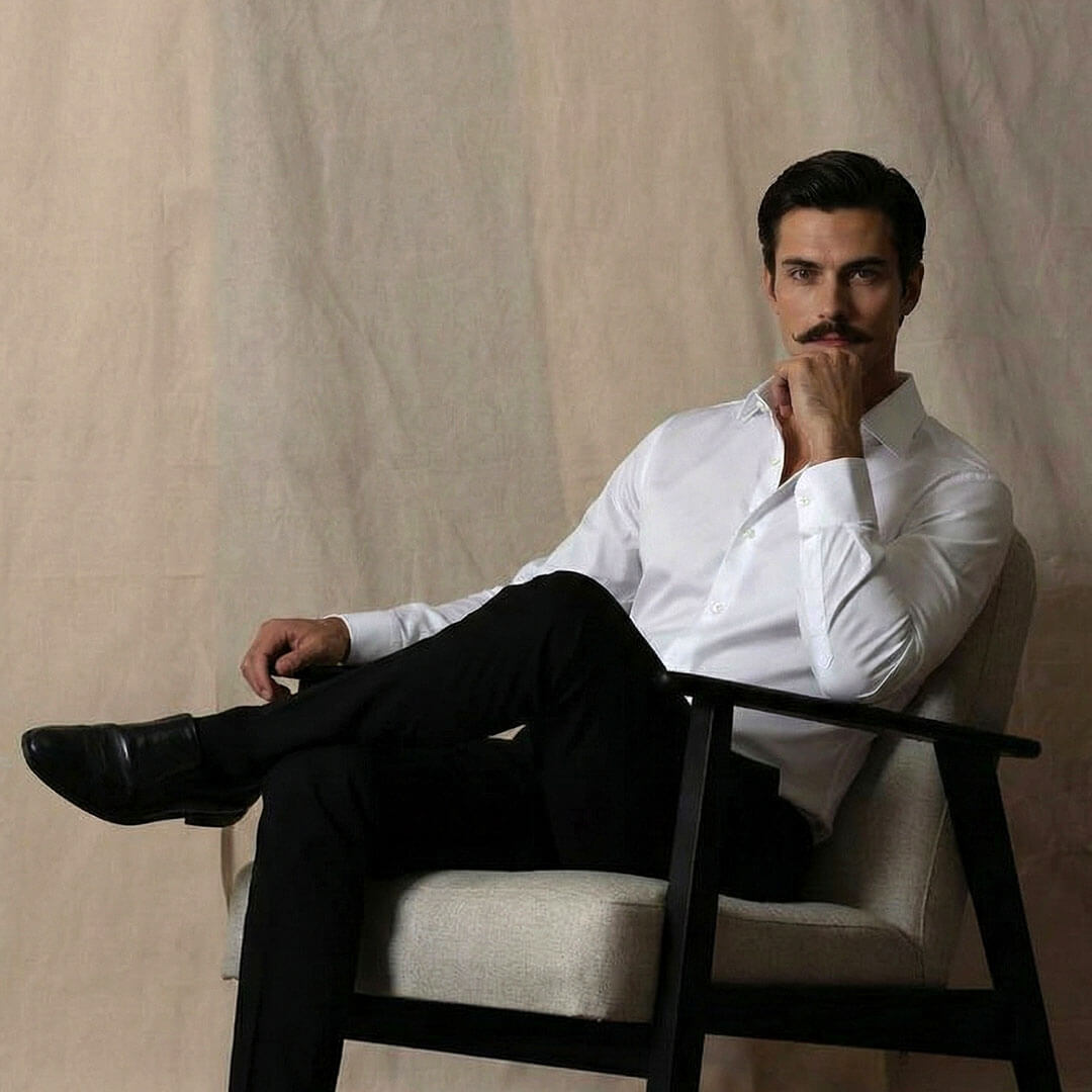 Whisper Wrinkle Free shirt In Cloud White Whisper Wrinkle Free shirt In Cloud White