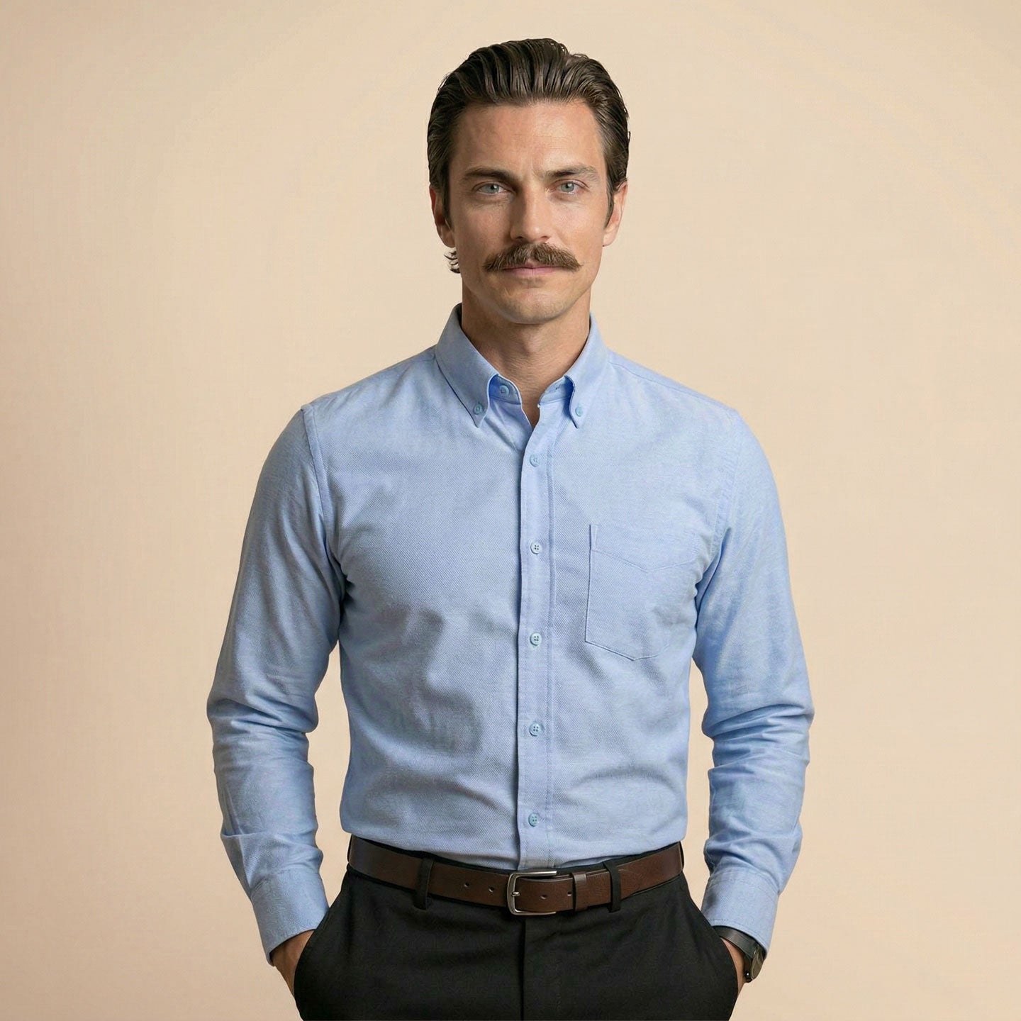 Regal Oxford Solid shirt in Ice Blue Regal Oxford Solid shirt in Ice Blue