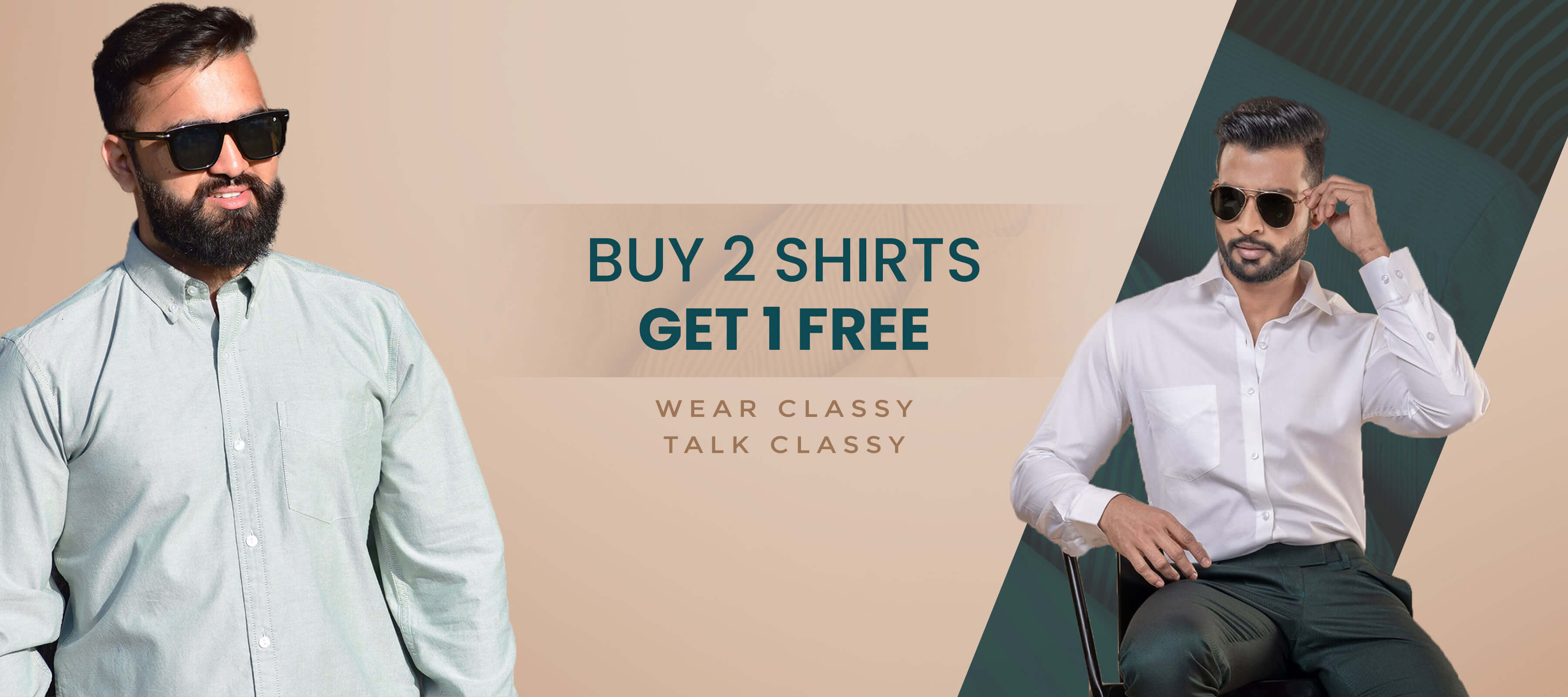 Buy 2 Shirts and Get 1 Free