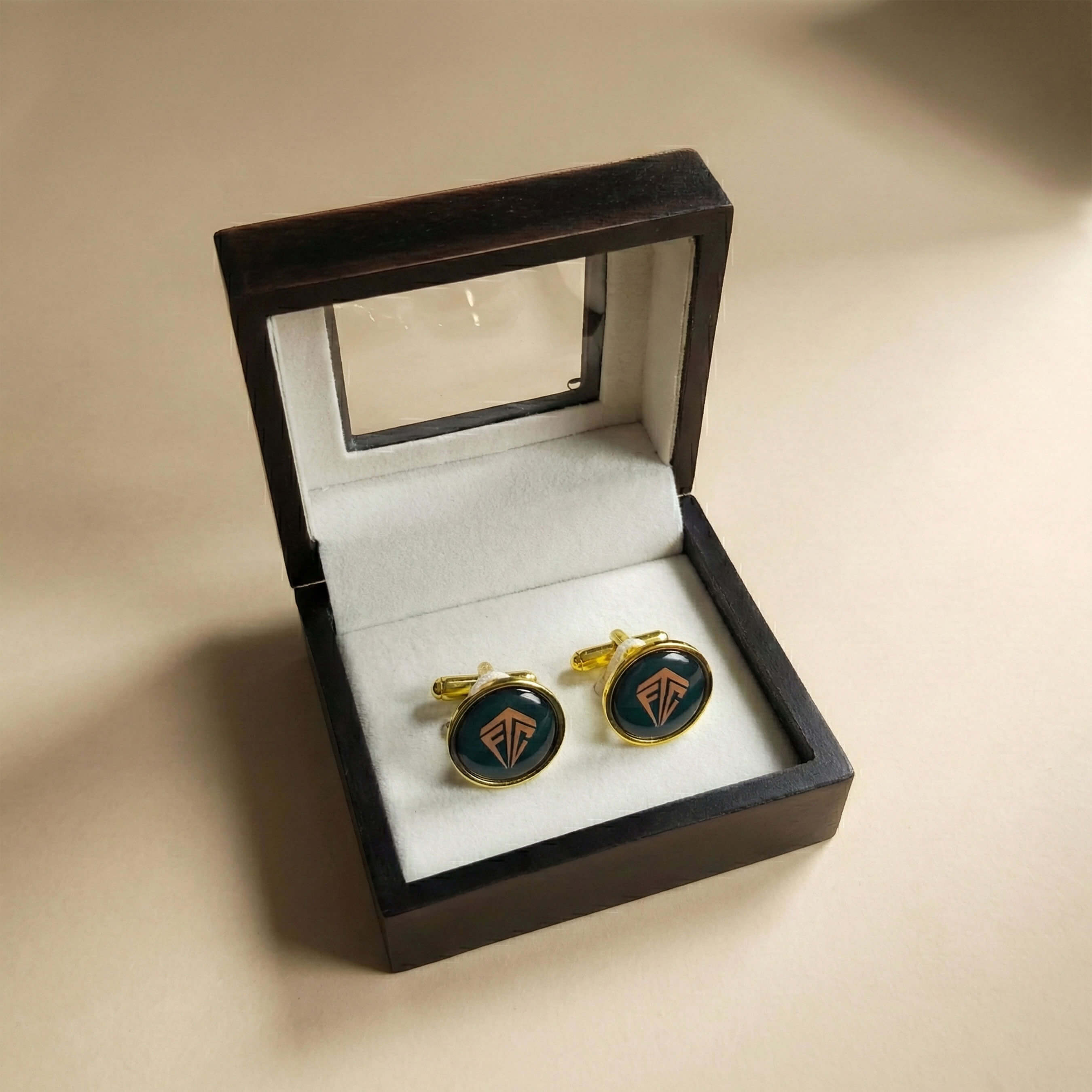 PREMIUM TFC CUFFLINKS IN GREEN PREMIUM TFC CUFFLINKS IN GREEN