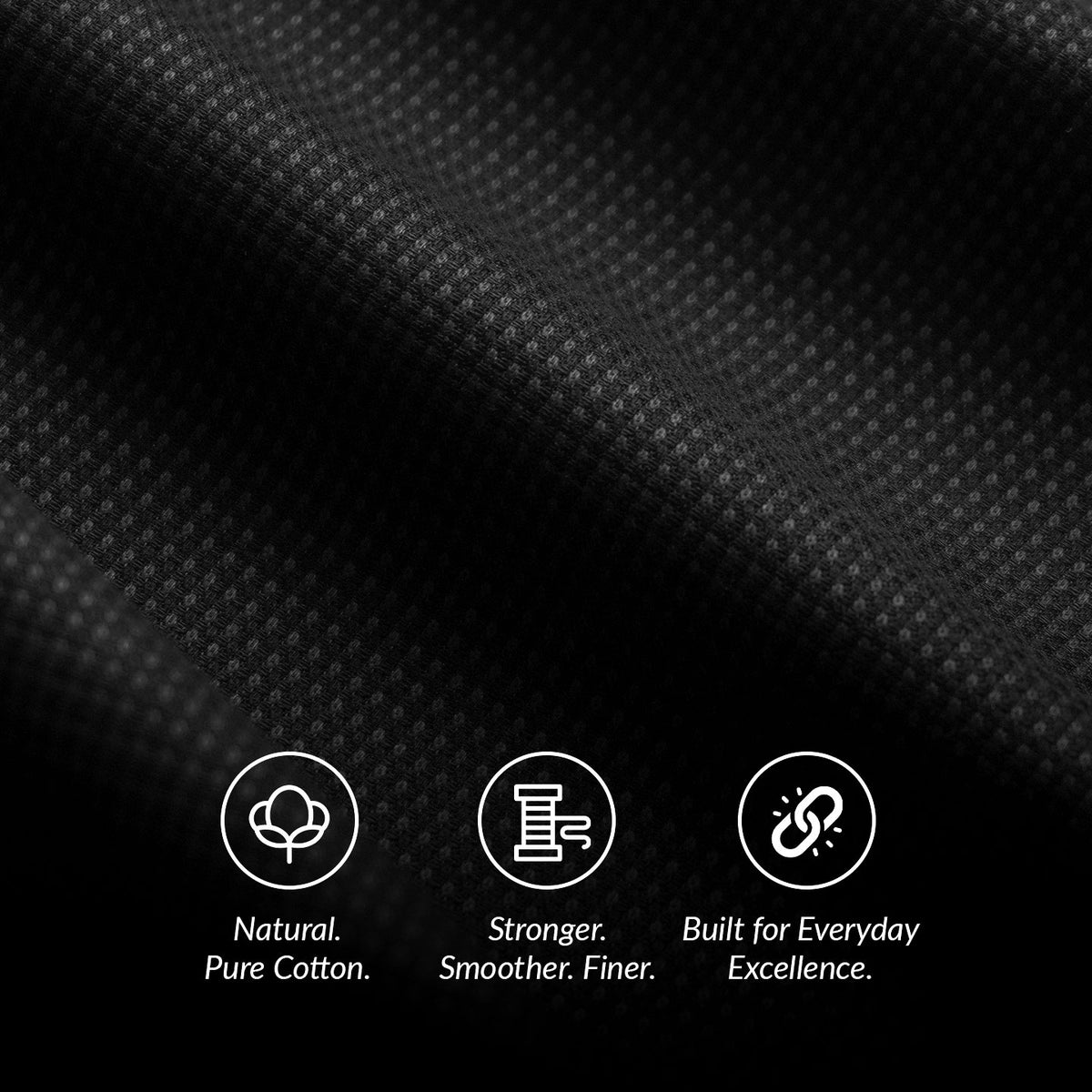 Charcoal Dobby Check Shirt for Men