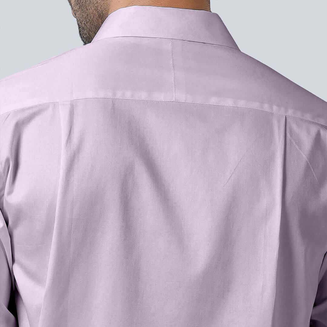 French Cuff Giza Cotton Shirt in Dusty Rose