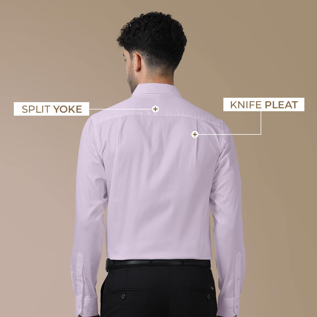 Cambridge Giza Cotton Shirt In Dusty Rose Soft Cotton Formal Shirt for Men by TFC