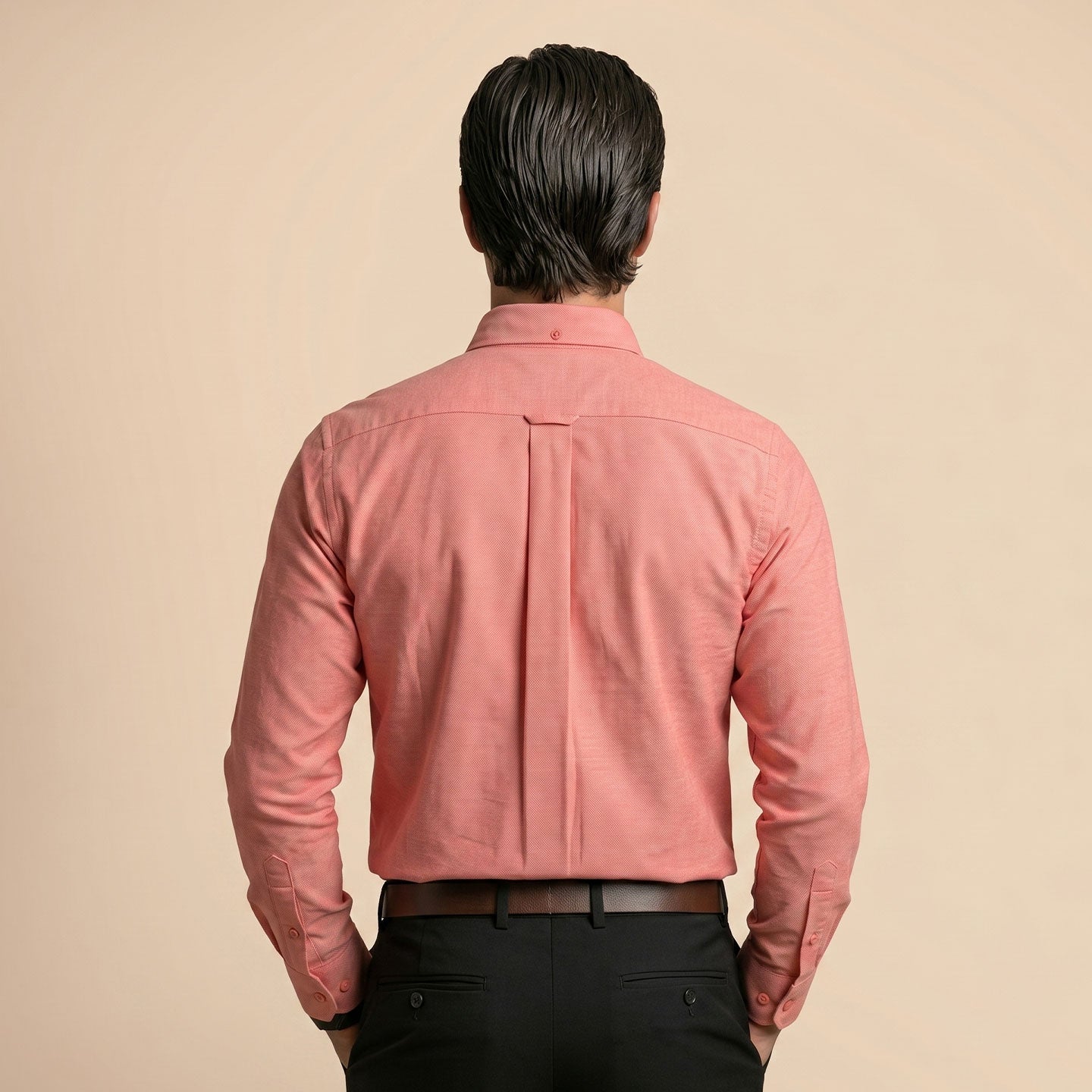 Regal Oxford Solid shirt in Flamingo
