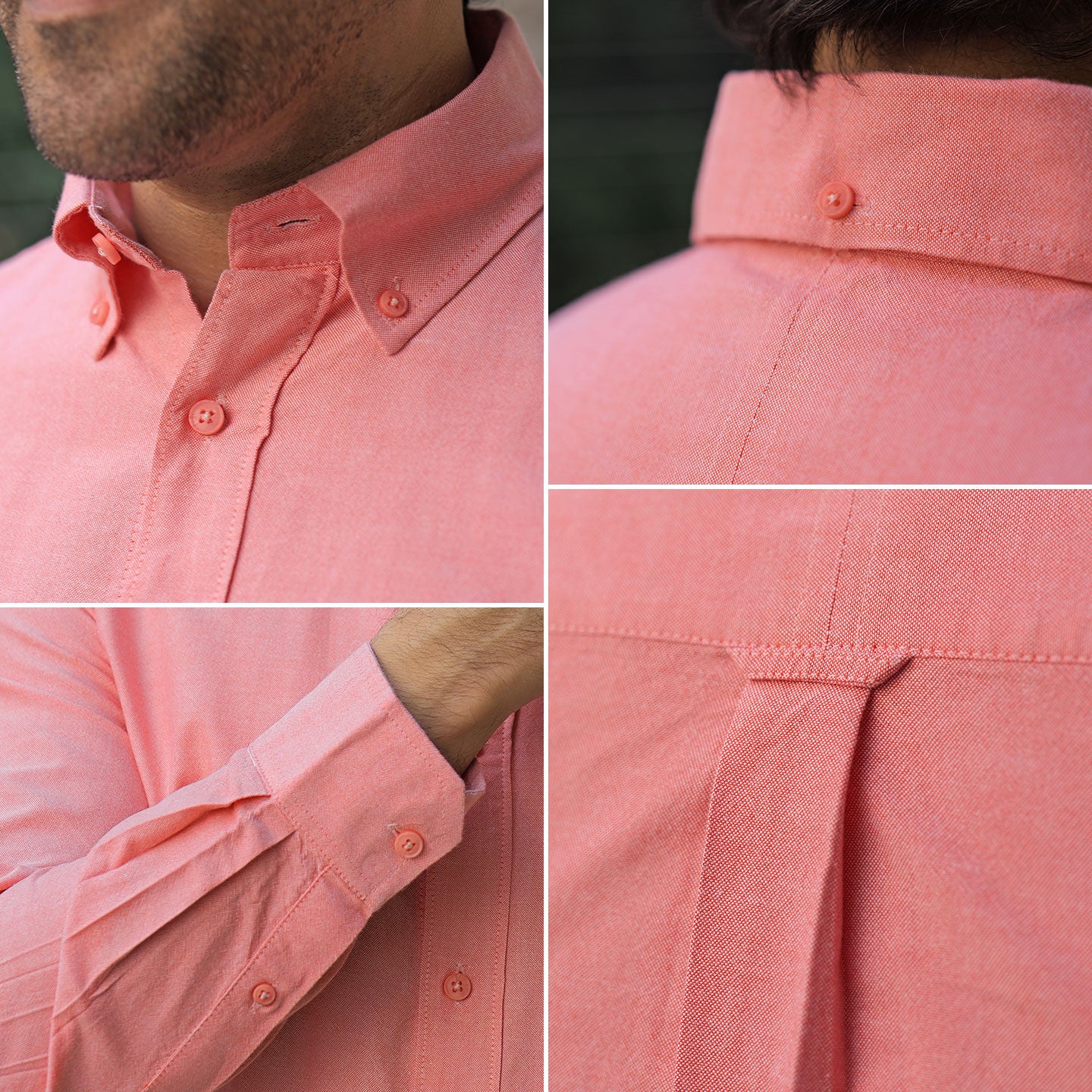 Regal Oxford Solid shirt in Flamingo