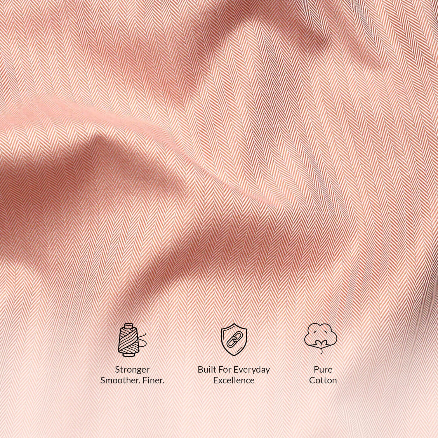 Imperial Herringbone 2 Ply Giza Shirt In Flamingo Imperial Herringbone 2 Ply Giza Shirt In Flamingo