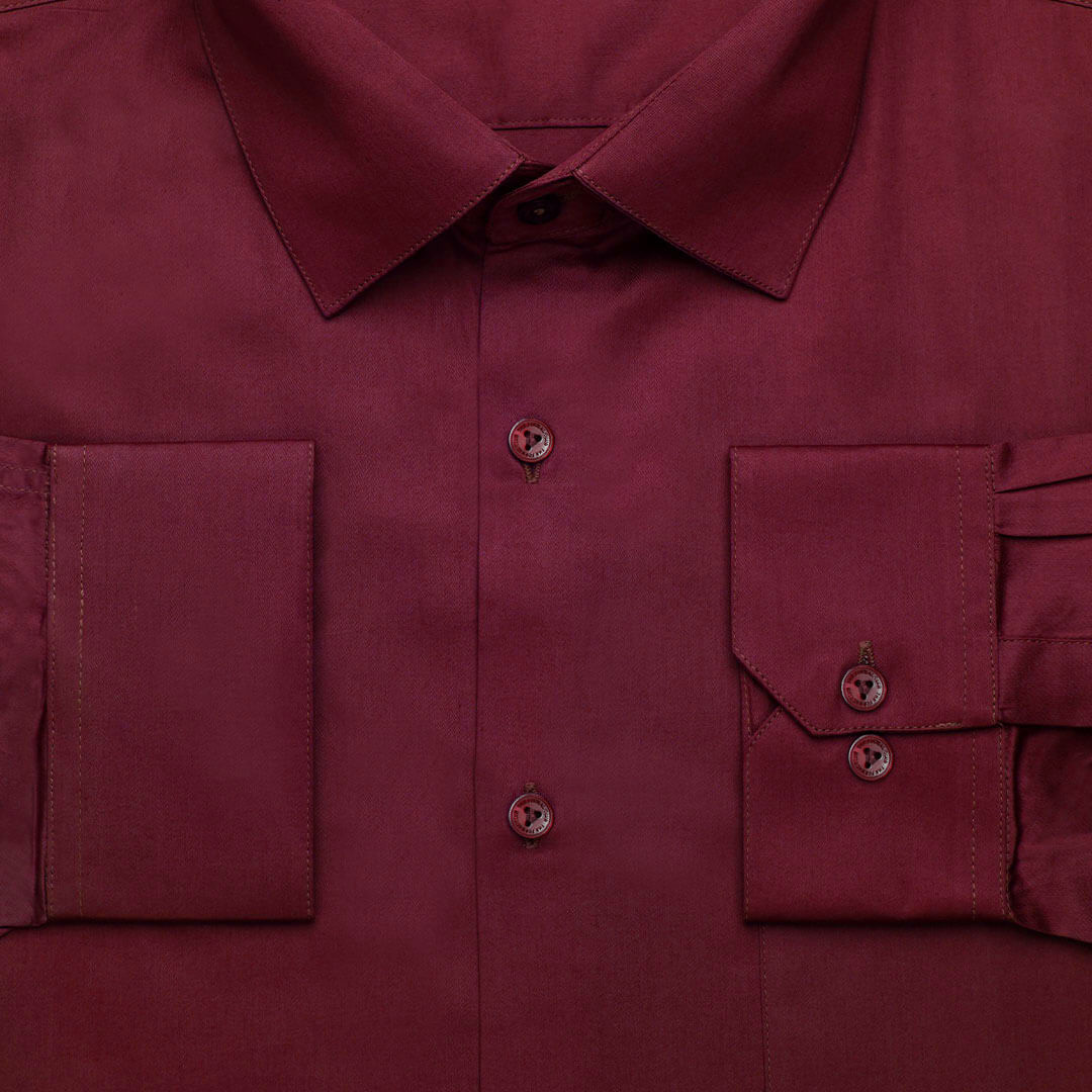 Flexi Stretch Plus Shirt in Wineberry Flexi Stretch Plus Shirt in Wineberry