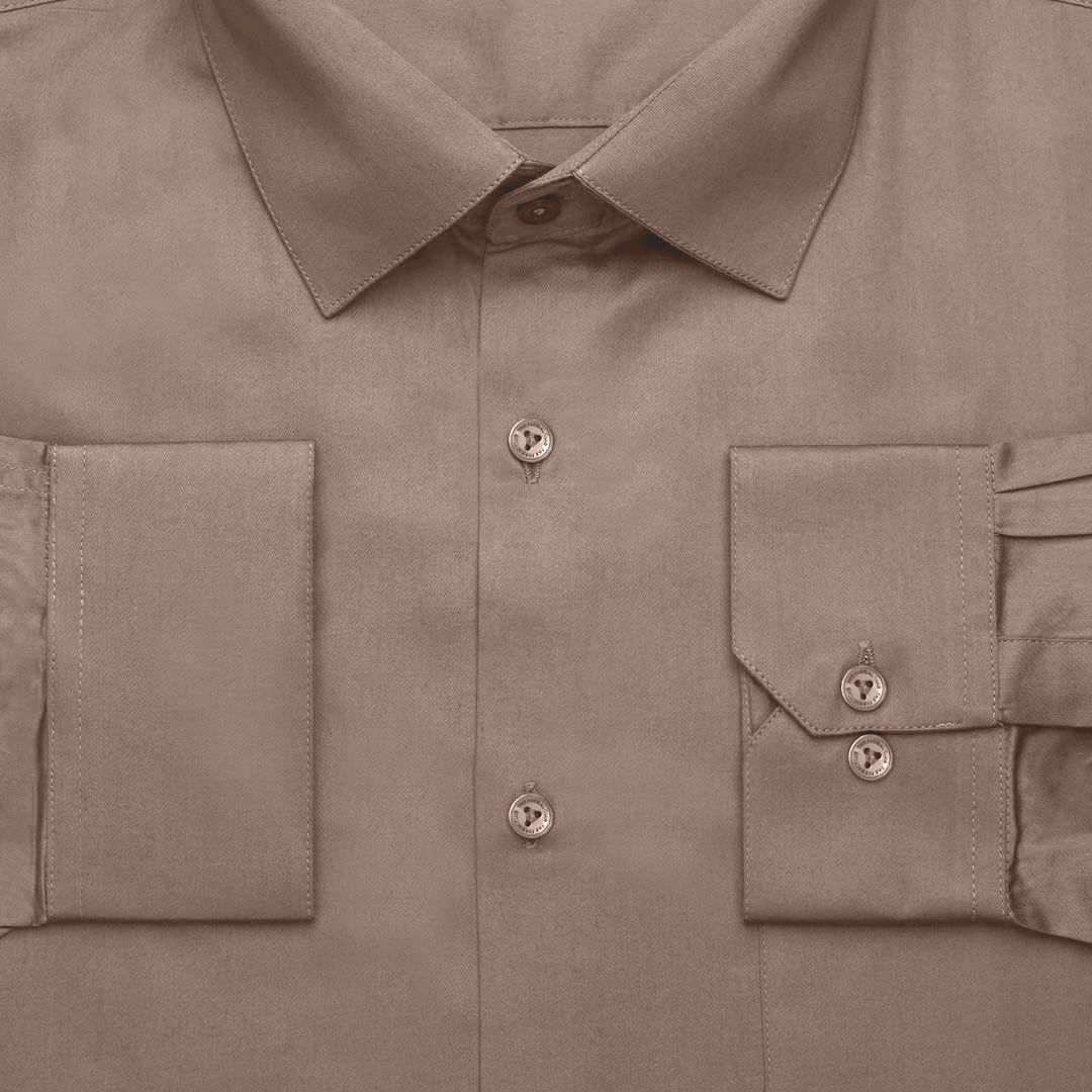 Flexi Stretch Plus Shirt in Latte Flexi Stretch Plus Shirt in Latte