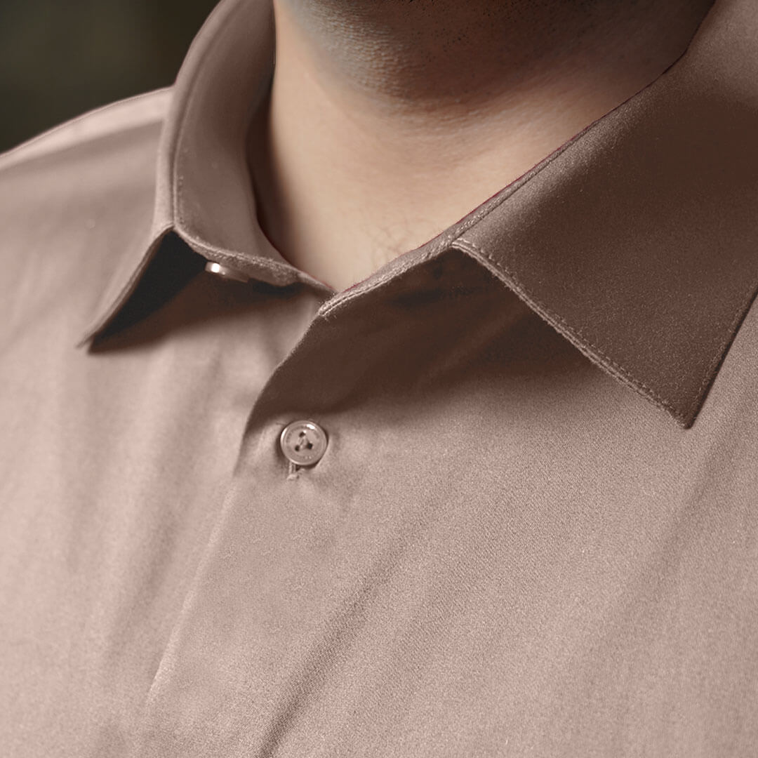 Flexi Stretch Plus Shirt in Latte Flexi Stretch Plus Shirt in Latte