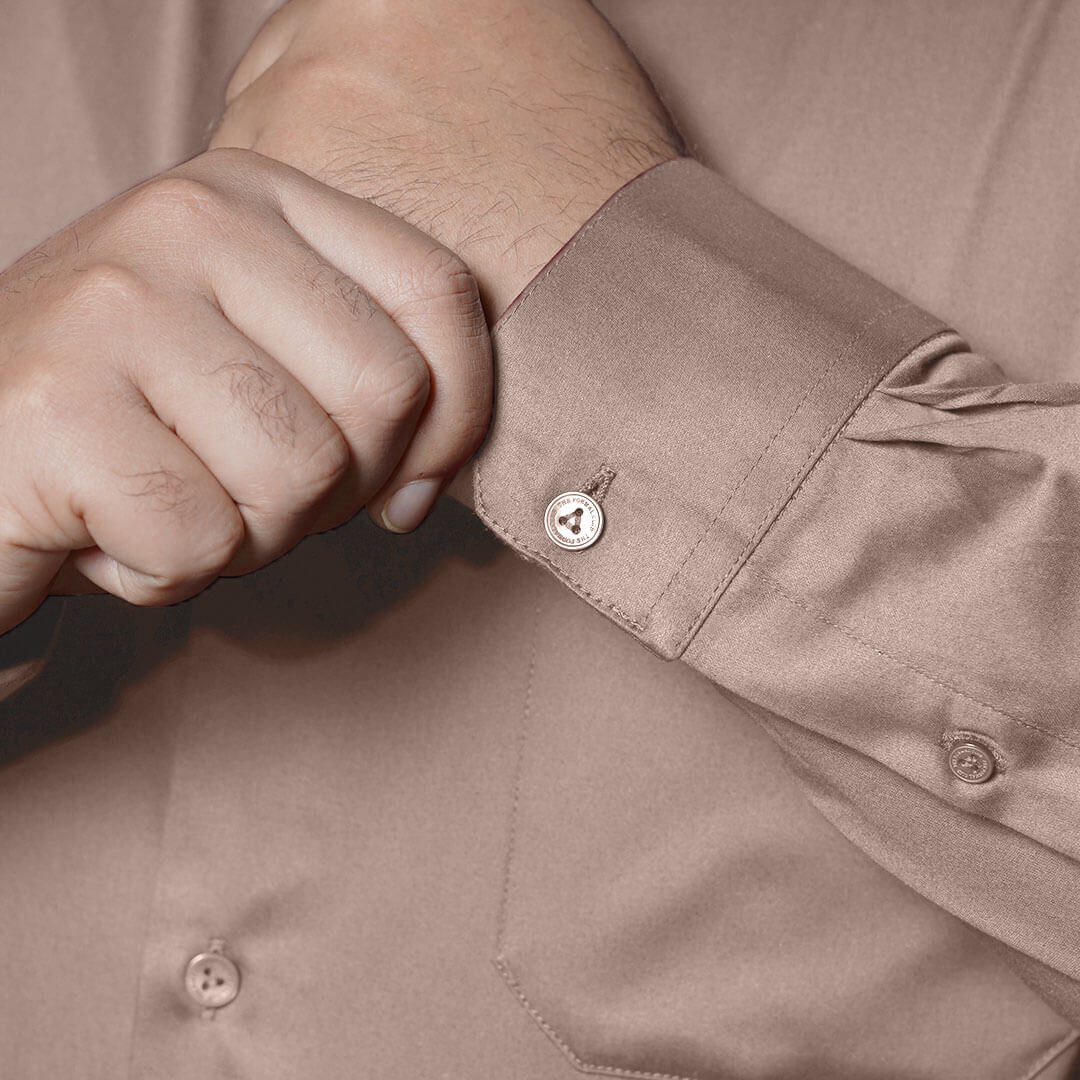 Flexi Stretch Plus Shirt in Latte Flexi Stretch Plus Shirt in Latte