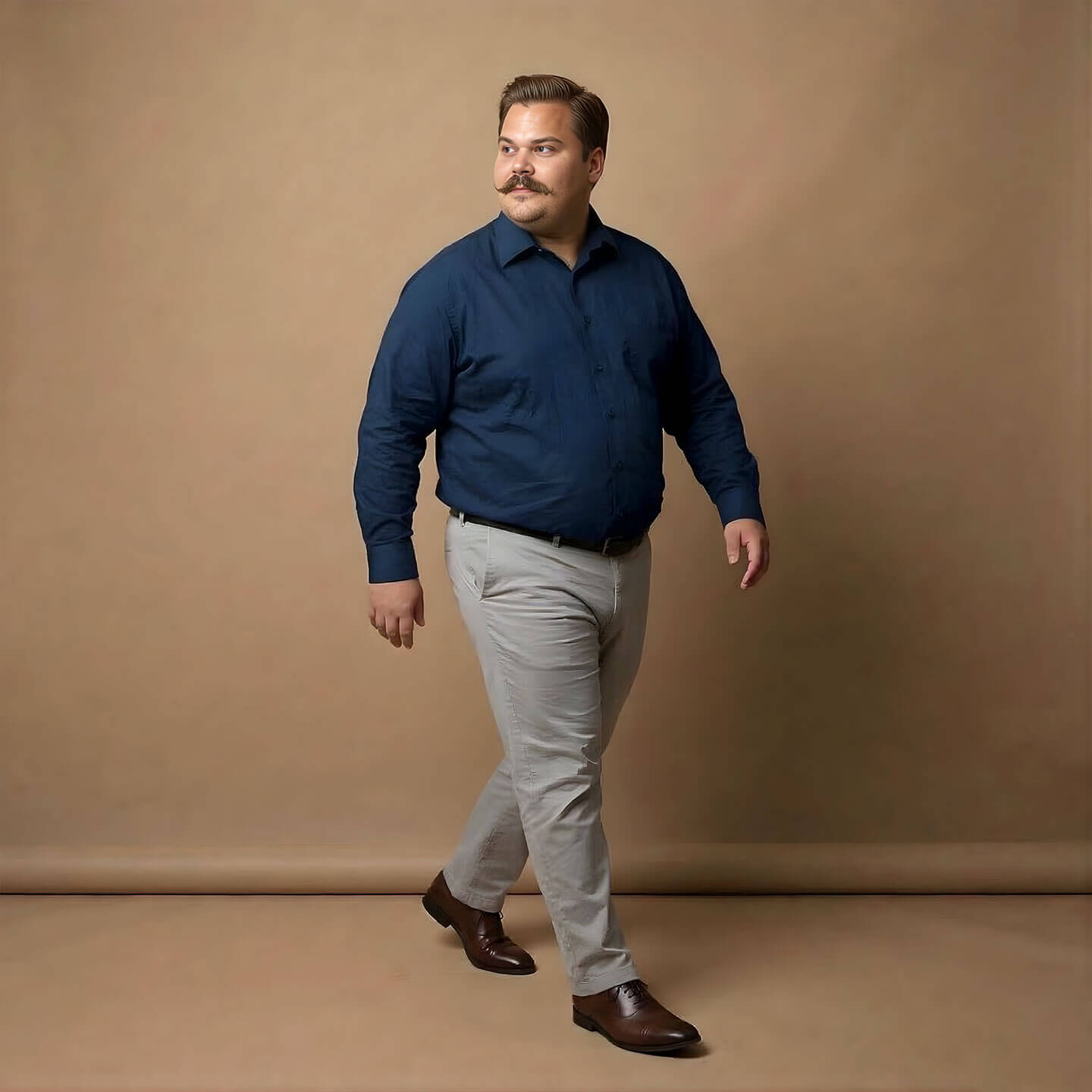 Flexi Stretch Plus Shirt in Saphire Flexi Stretch Plus Shirt in Saphire