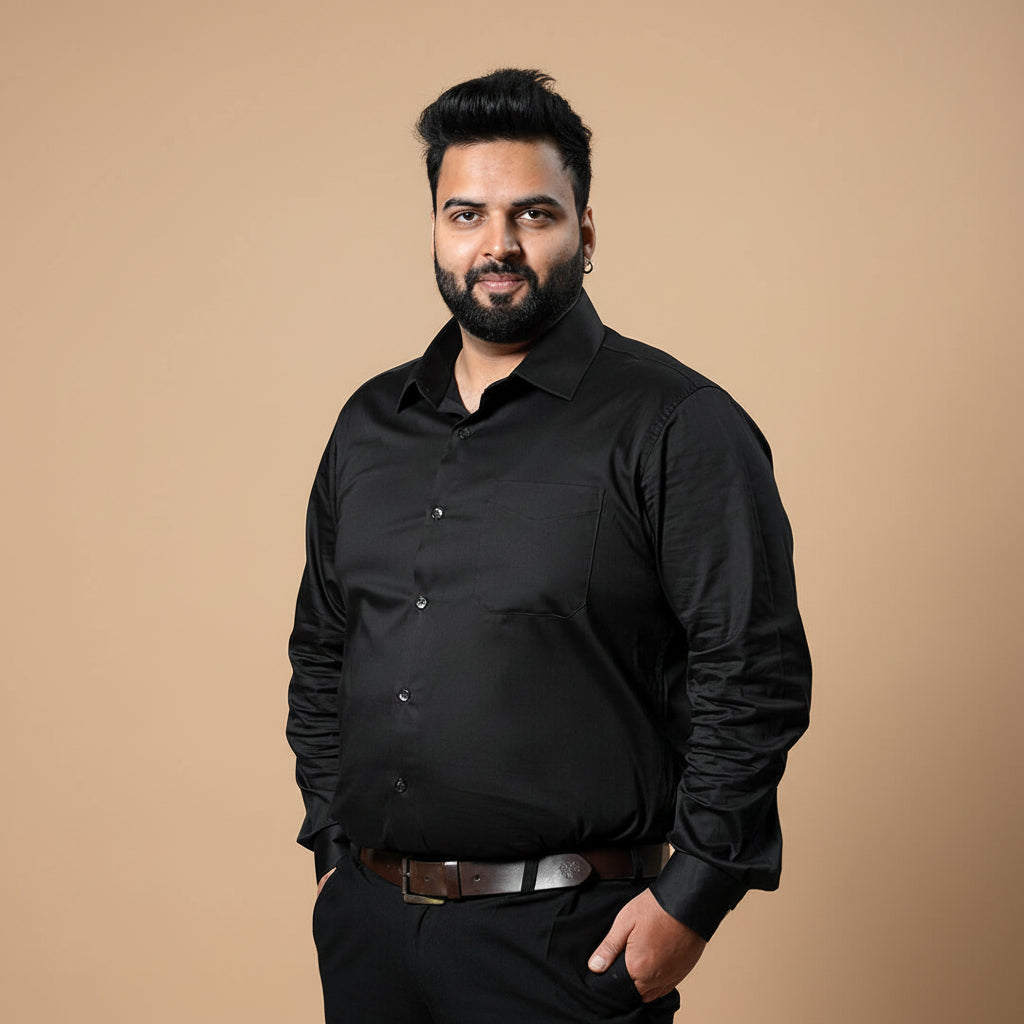 Flexi Stretch Plus Shirt in Raven Flexi Stretch Plus Shirt in Raven