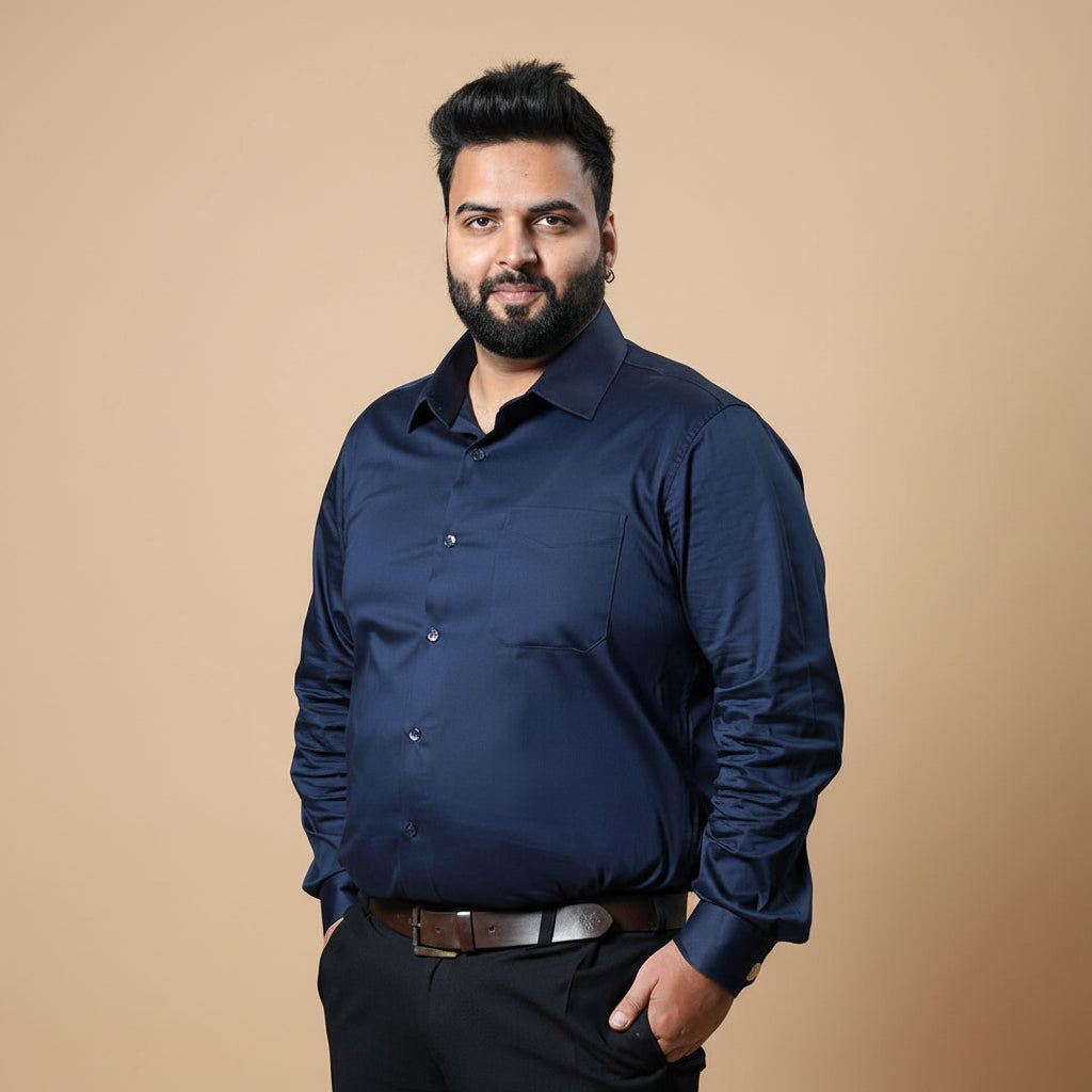 Flexi Stretch Plus Shirt in Saphire Flexi Stretch Plus Shirt in Saphire