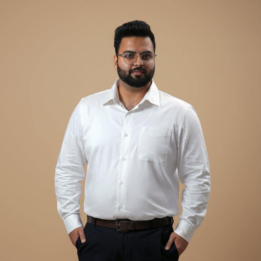 Flexi Stretch Plus Shirt in Snow Flexi Stretch Plus Shirt in Snow