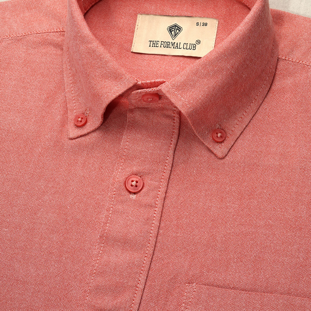 Regal Oxford Solid shirt in Flamingo Regal Oxford Solid shirt in Flamingo