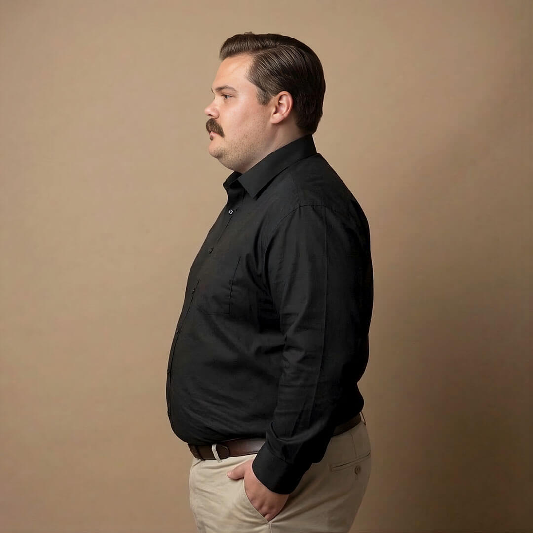 Flexi Stretch Plus Shirt in Raven Flexi Stretch Plus Shirt in Raven