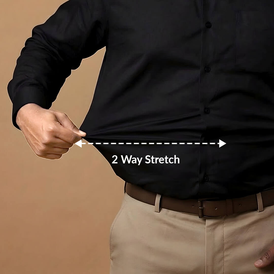 Flexi Stretch Plus Shirt in Raven Flexi Stretch Plus Shirt in Raven