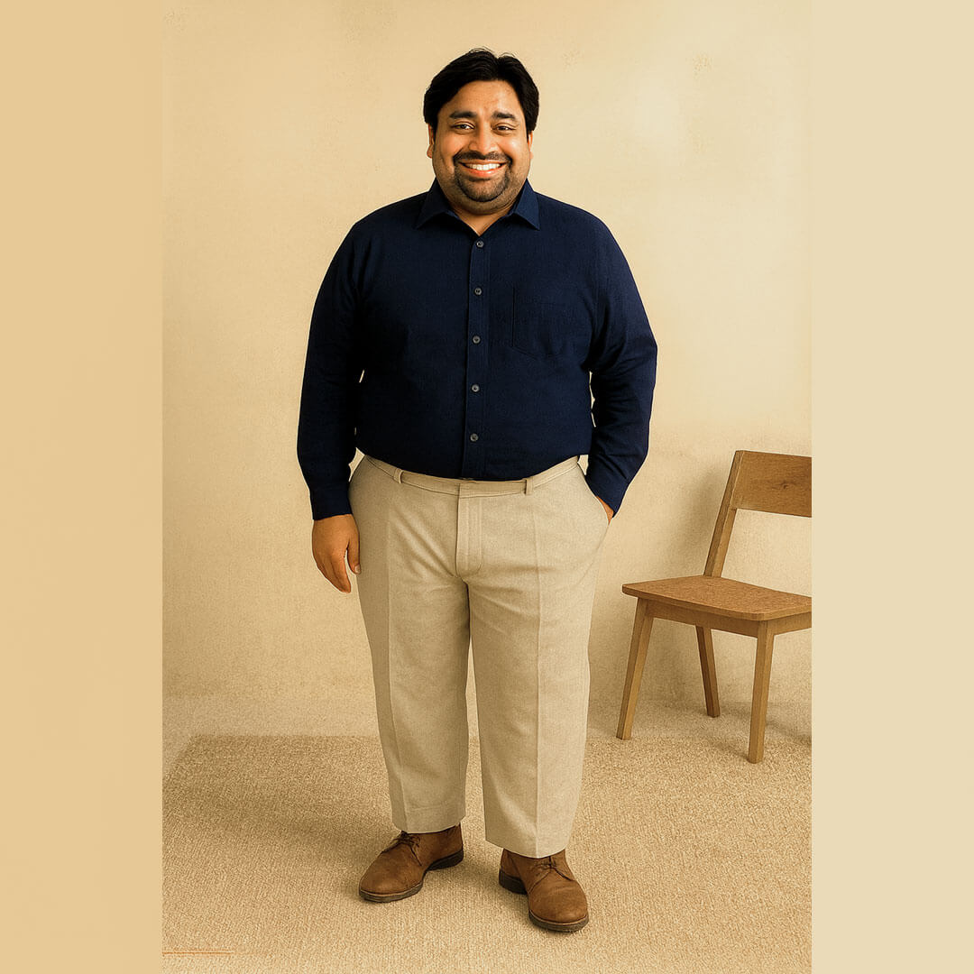 Flexi Stretch Plus Shirt in Saphire Flexi Stretch Plus Shirt in Saphire