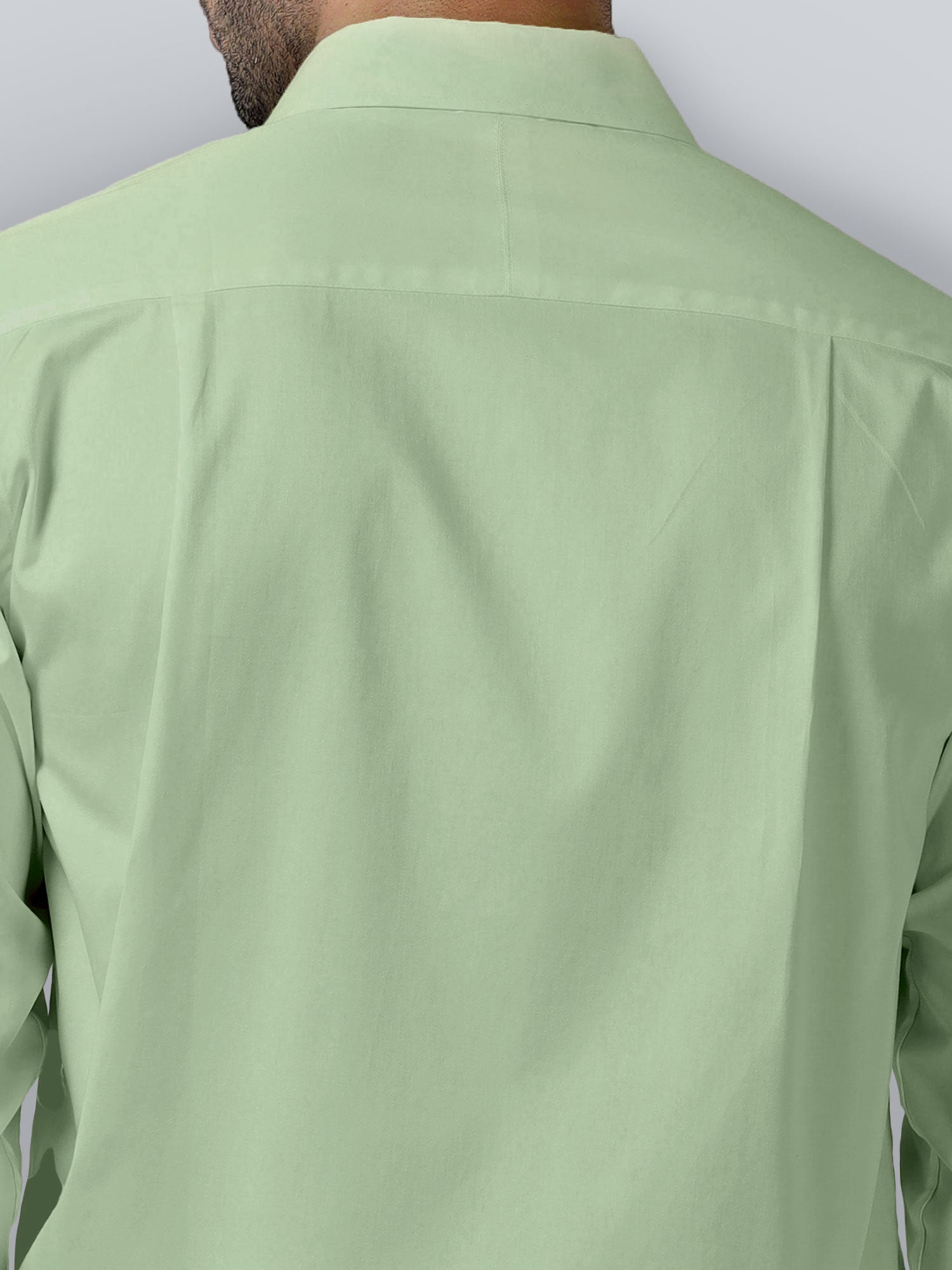 French Cuff Giza Cotton Shirt in Moss Green French Cuff Giza Cotton Shirt in Moss Green