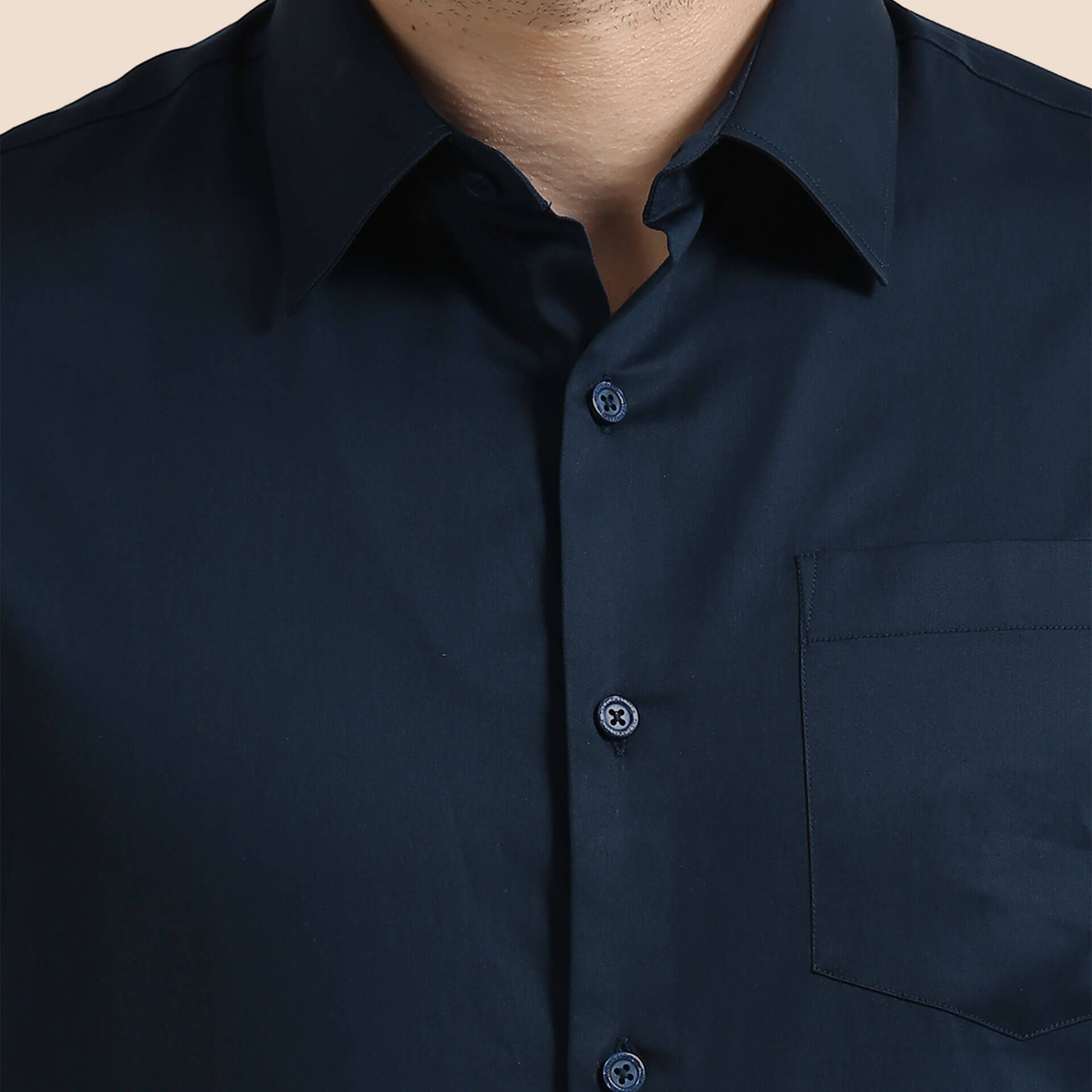 Cambridge Giza Cotton Shirt In Saphire Premium soft cotton shirt by TFC