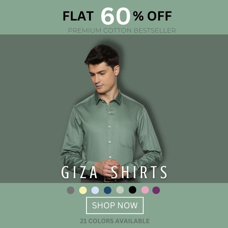 Flat 60% off on Giza Shirts