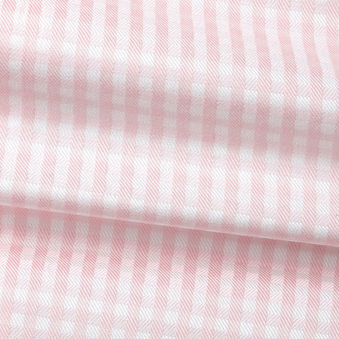 Gingham Check Shirt In Blush Pink Gingham Check Shirt In Blush Pink