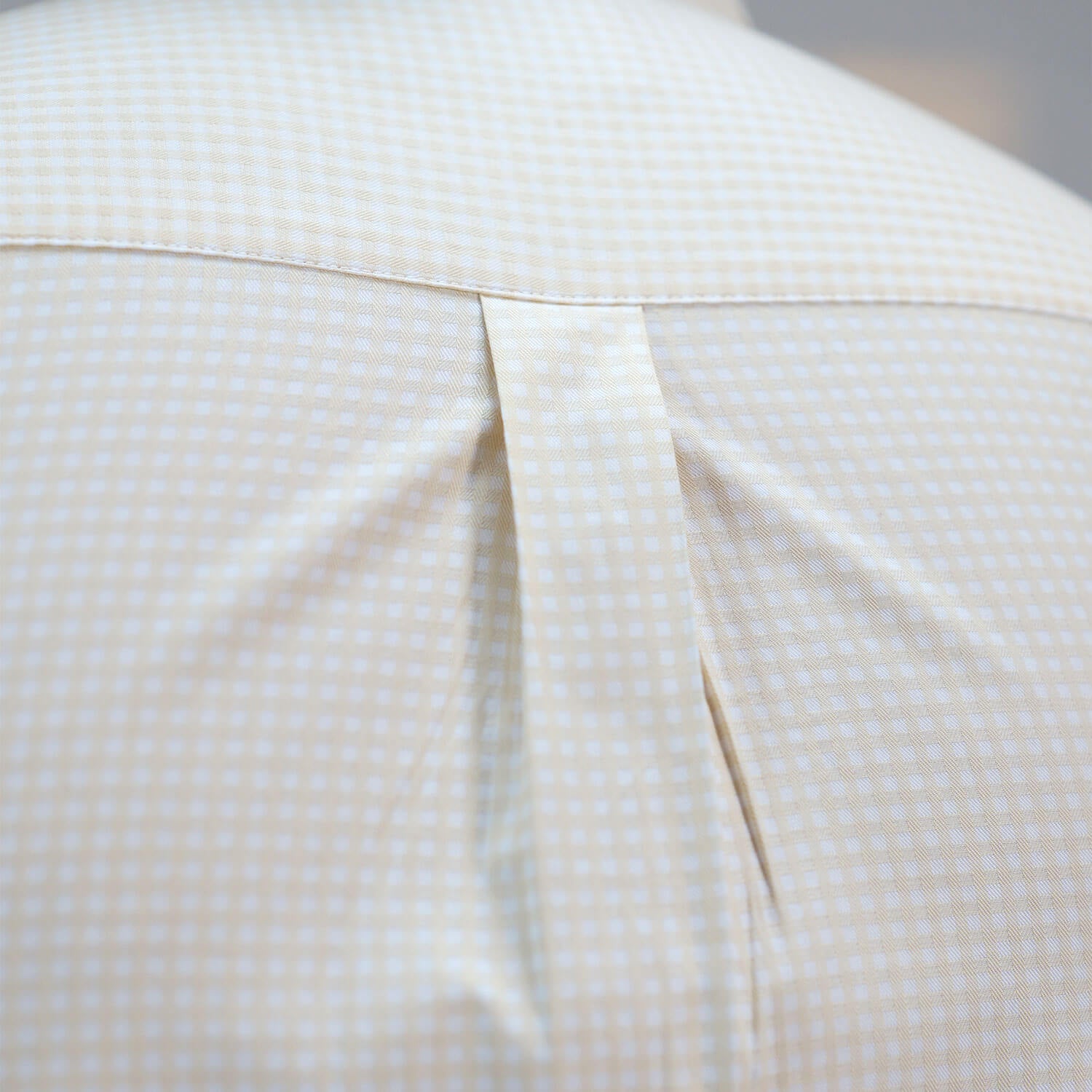 Gingham Check Shirt In Ochre Gingham Check Shirt In Ochre