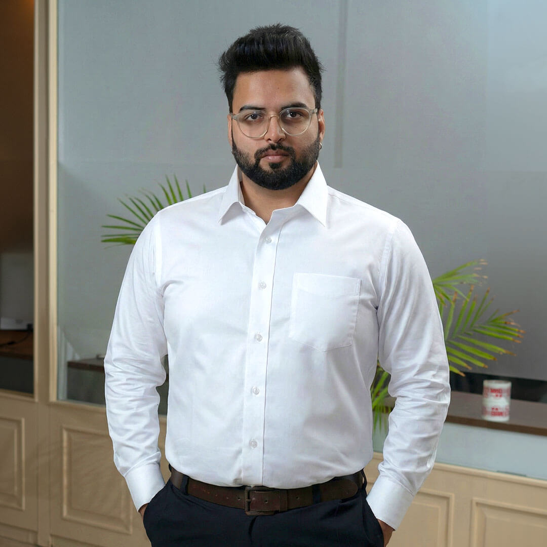 Hampstead 2 Ply Giza Cotton Shirt in Pearl White Hampstead 2 Ply Giza Cotton Shirt in Pearl White