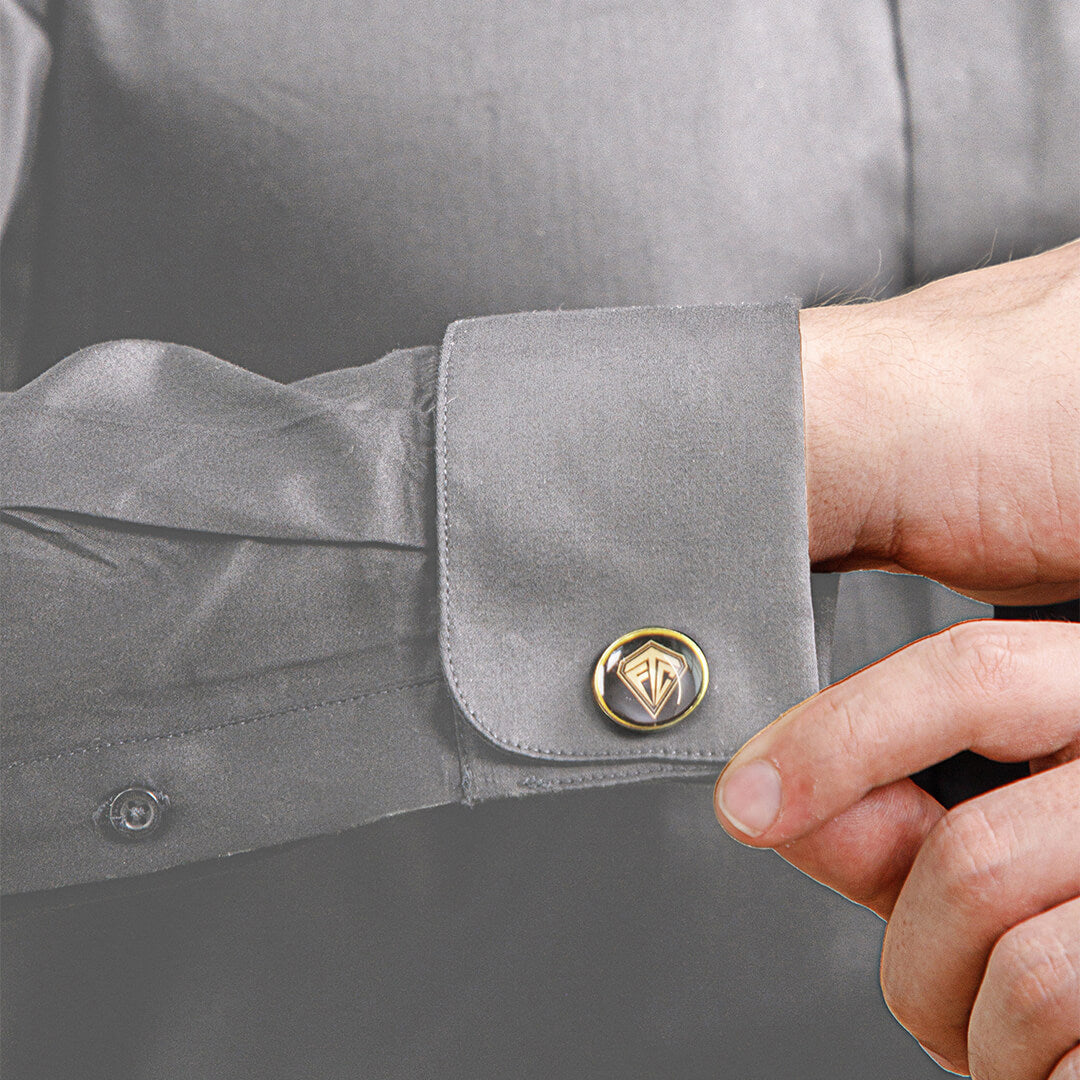 French Cuff Giza Cotton Shirt In Pewter French Cuff Giza Cotton Shirt In Pewter