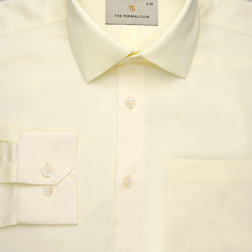 Cambridge Giza Cotton Shirt In Vanilla