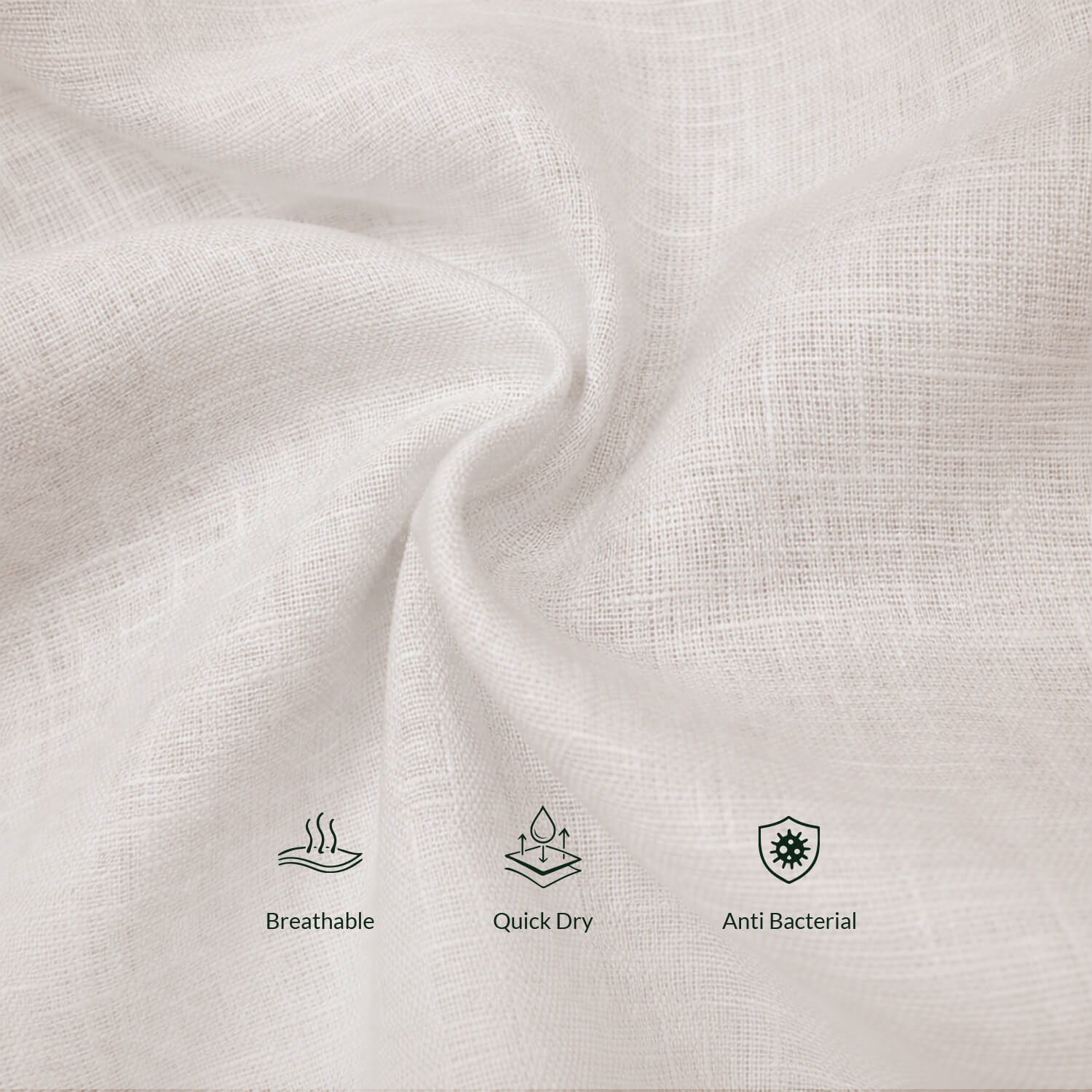 Breeze Linen Half Sleeves Shirt In Sand Breeze Linen Half Sleeves Shirt In Sand