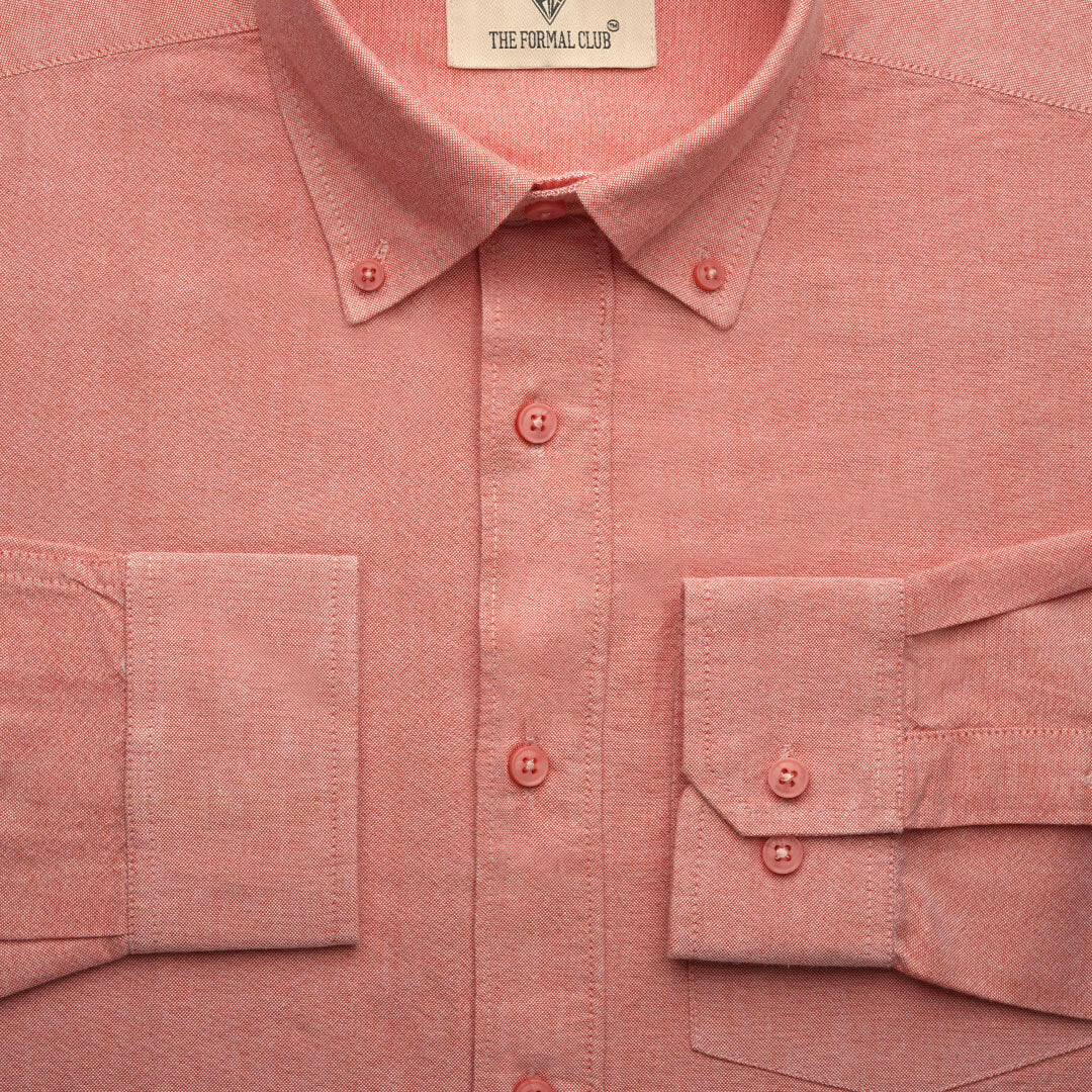 Regal Oxford Solid shirt in Flamingo Regal Oxford Solid shirt in Flamingo