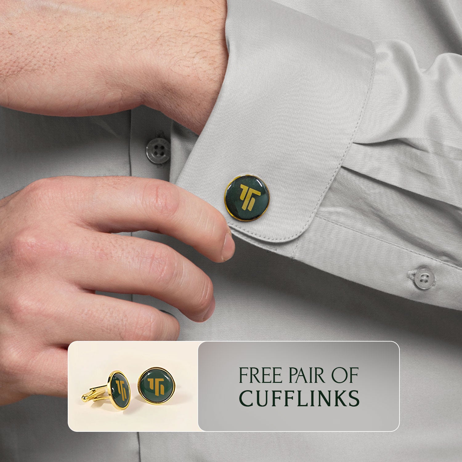 French Cuff Giza Cotton Shirt In Pewter French Cuff Giza Cotton Shirt In Pewter