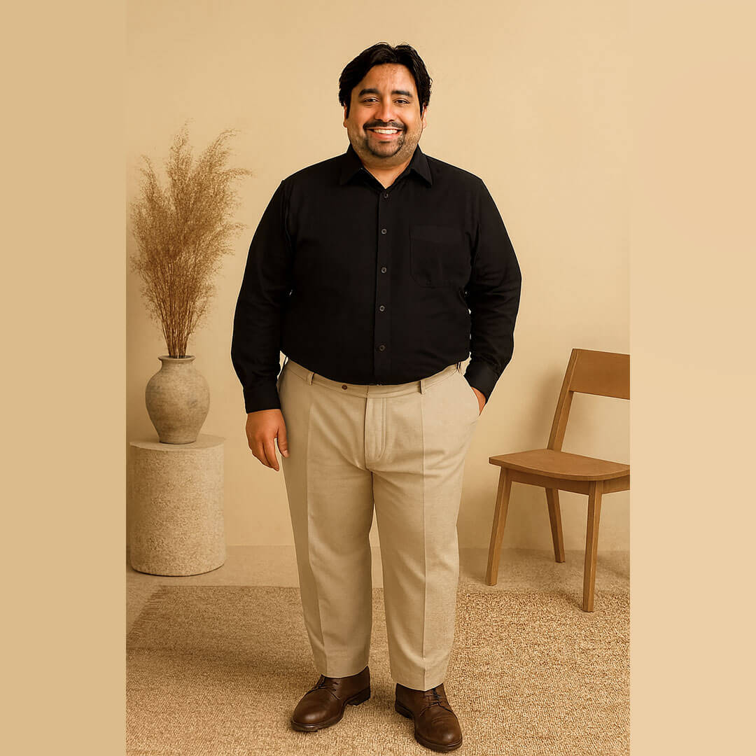 Flexi Stretch Plus Shirt in Raven Flexi Stretch Plus Shirt in Raven