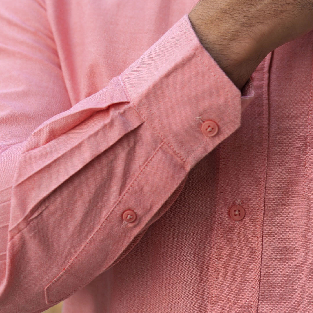 Regal Oxford Solid shirt in Flamingo Regal Oxford Solid shirt in Flamingo