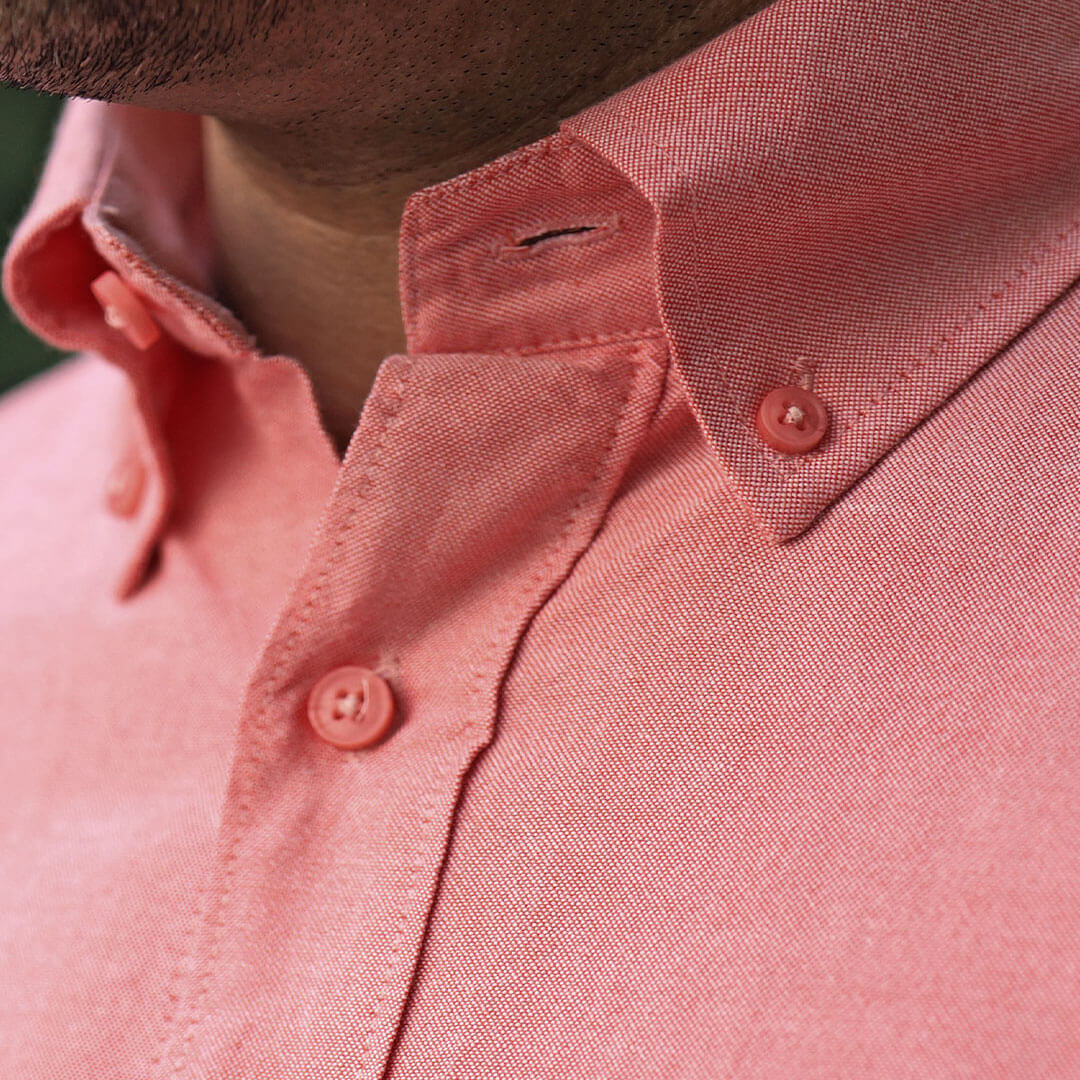 Regal Oxford Solid shirt in Flamingo Regal Oxford Solid shirt in Flamingo