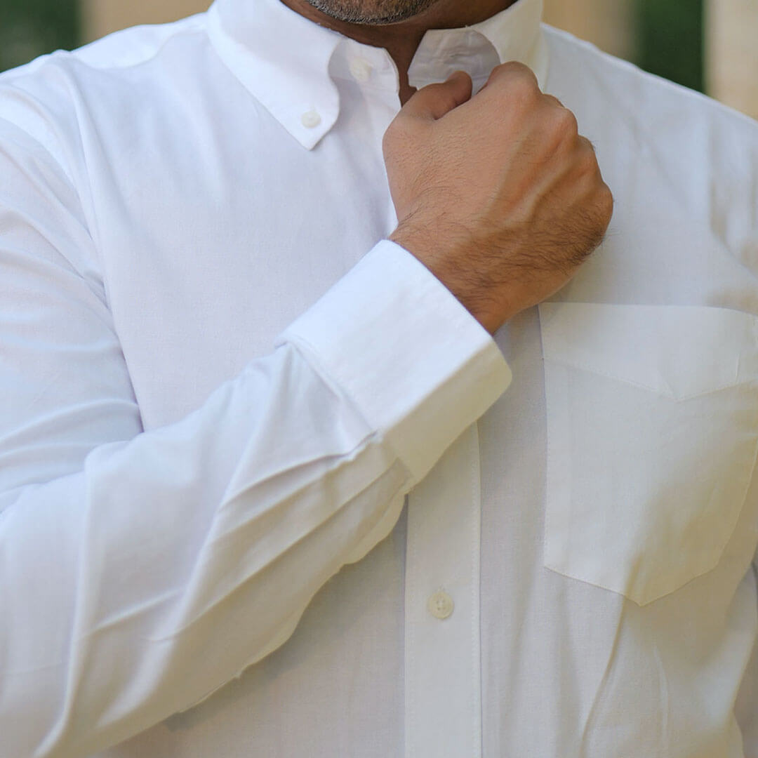 Regal Oxford Solid shirt in Cloud White Regal Oxford Solid shirt in Cloud White