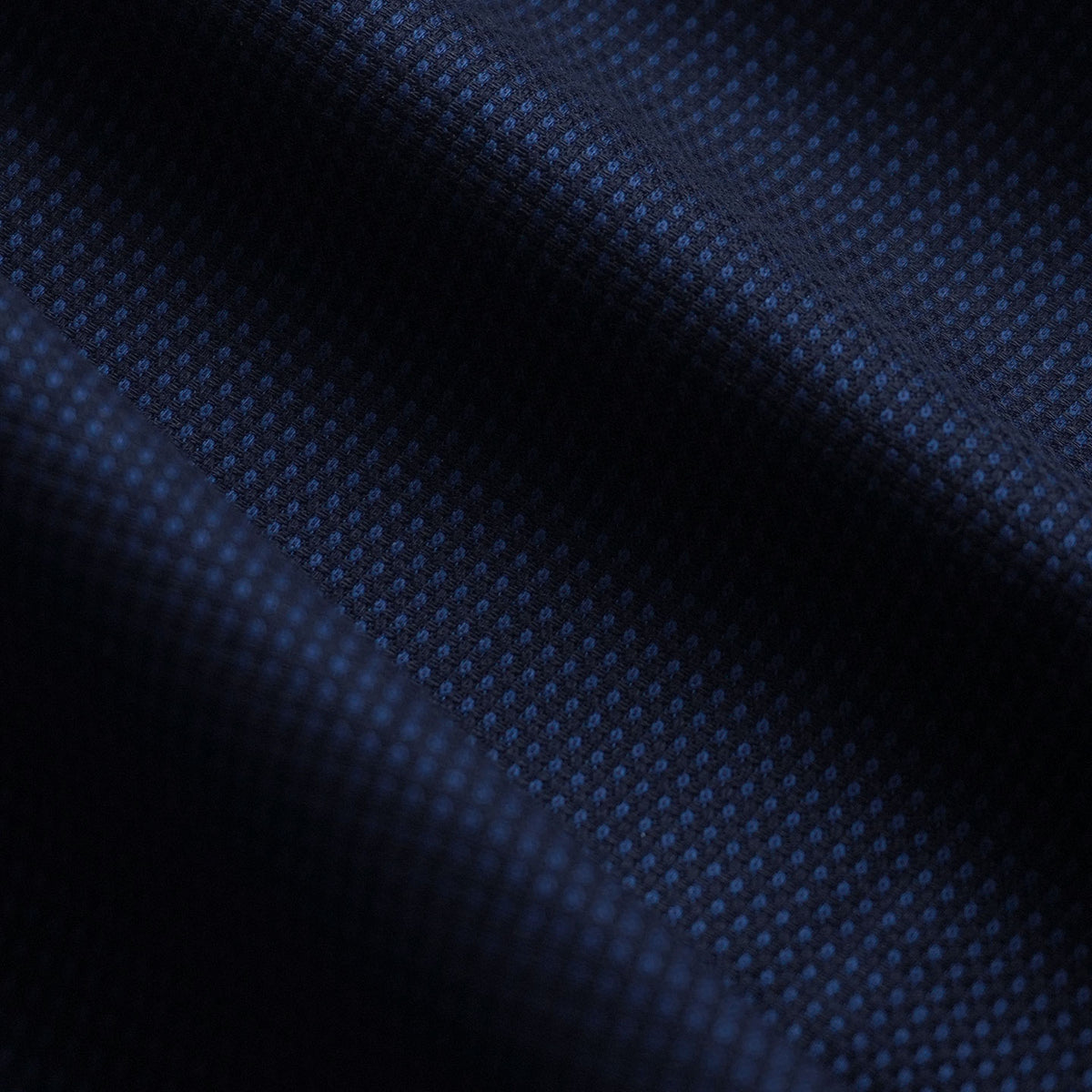 Regent Dobby Check Shirt in French Navy