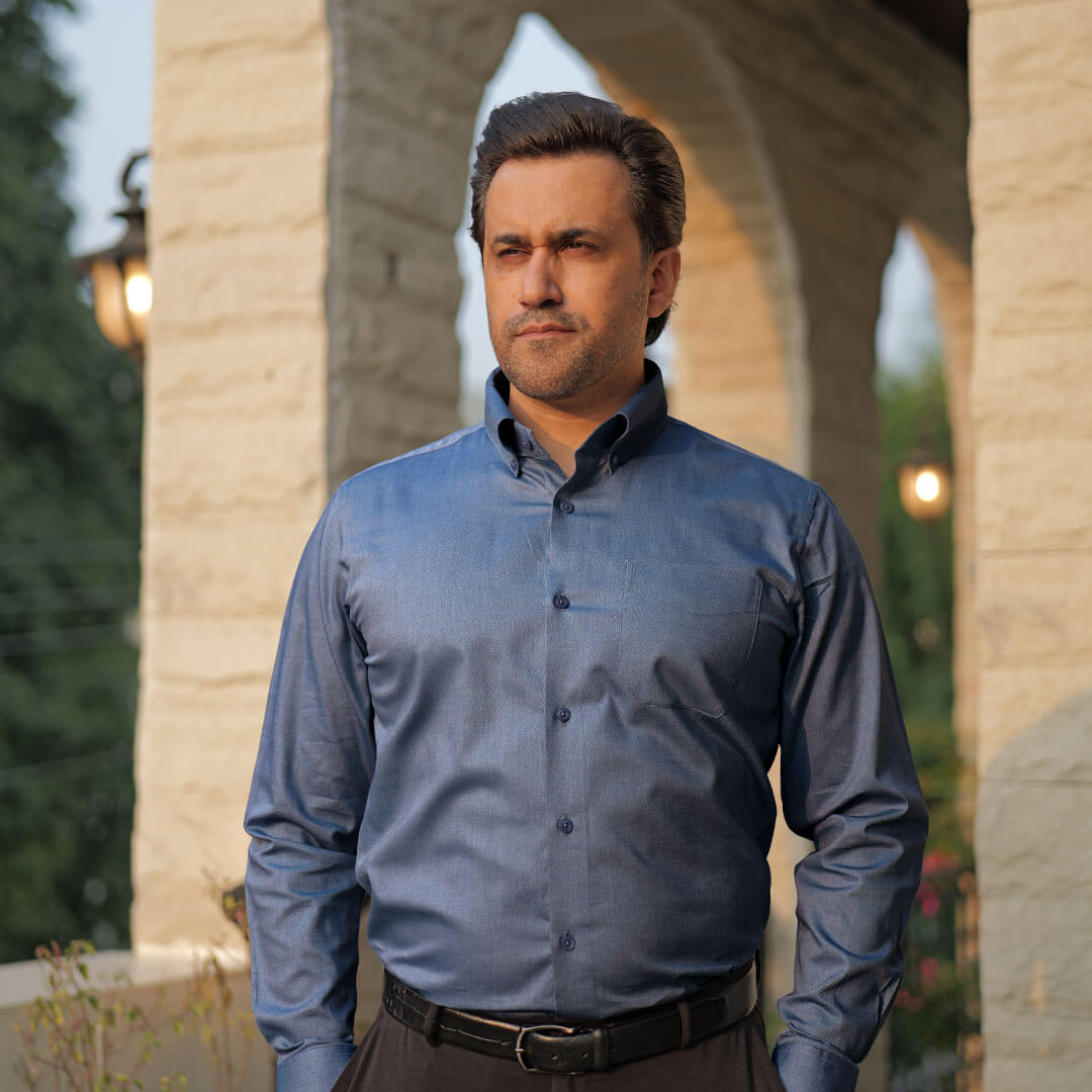 Royal Oxford Dobby Shirt in Midnight Blue Royal Oxford Dobby Shirt in Midnight Blue